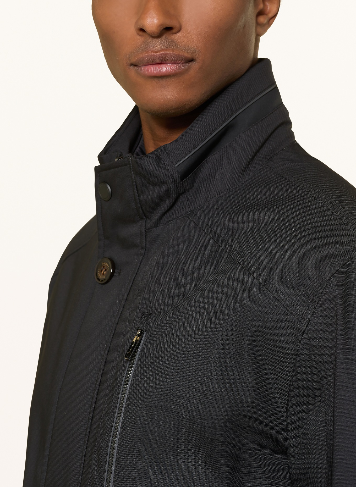 bugatti Jacke mit herausnehmbarer Blende: DUNKELBLAU