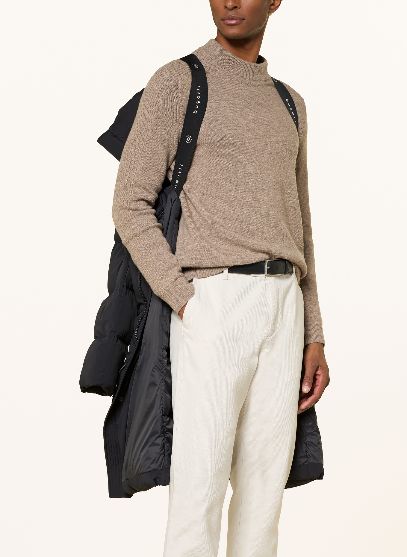 bugatti Steppmantel: SCHWARZ