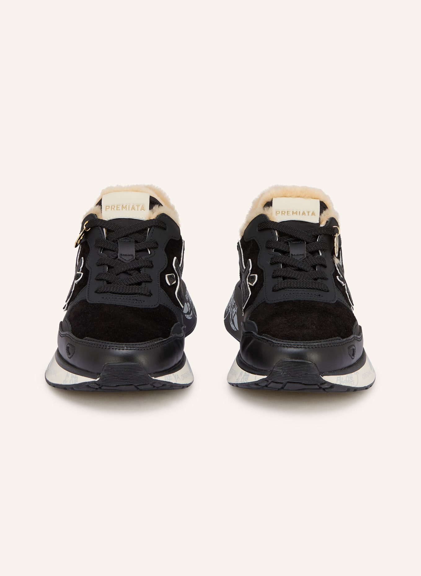 PREMIATA Sneaker LAURYN: SCHWARZ / CREME