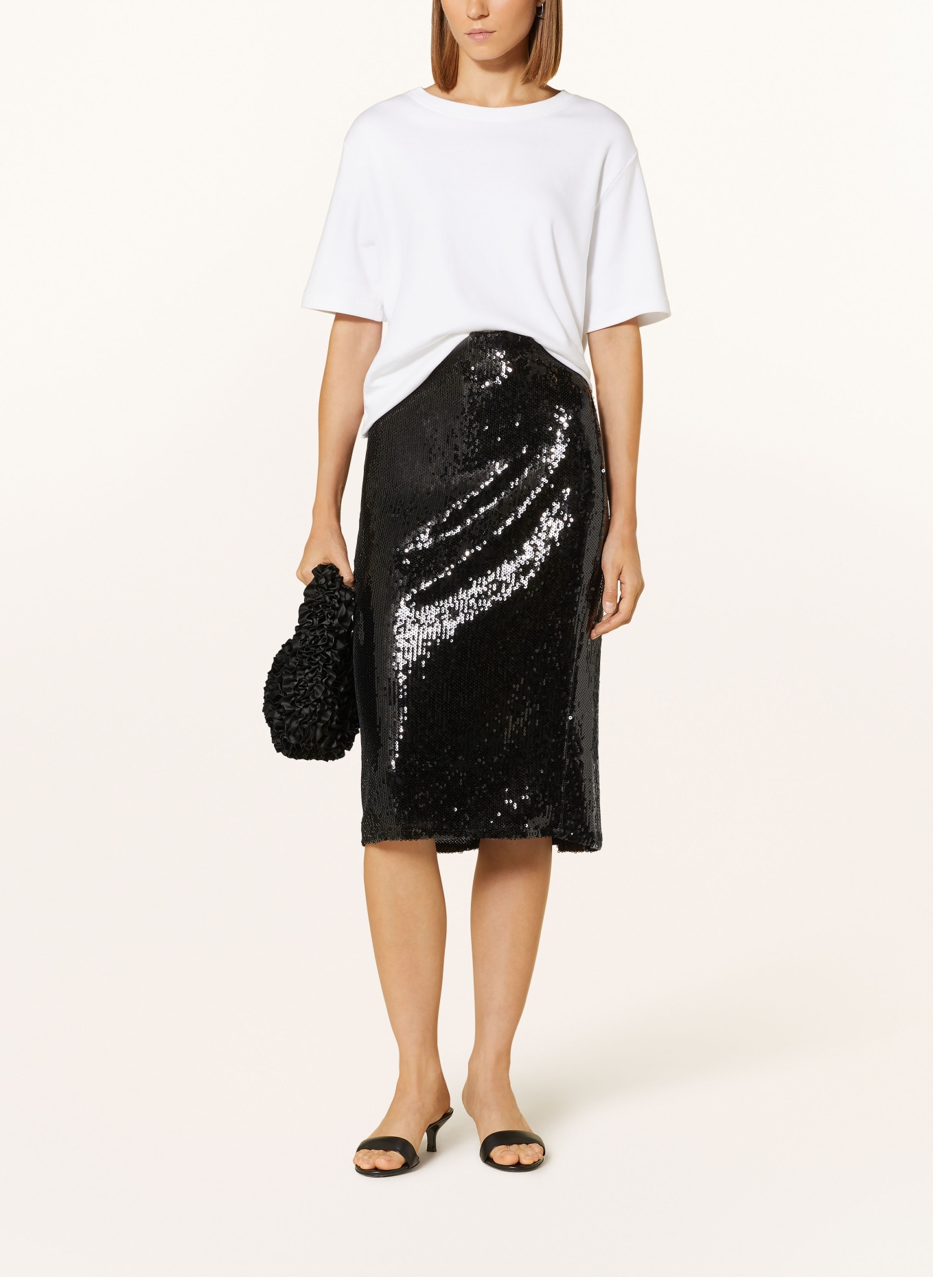 V by Vera Mont Rock mit Pailletten: SCHWARZ