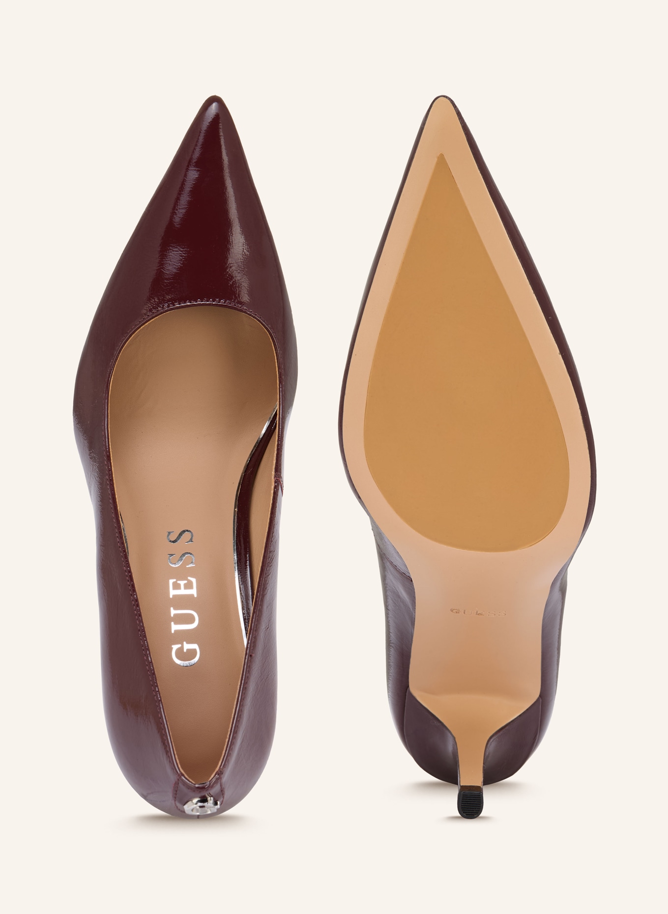 GUESS Pumps PRINDY: DUNKELROT