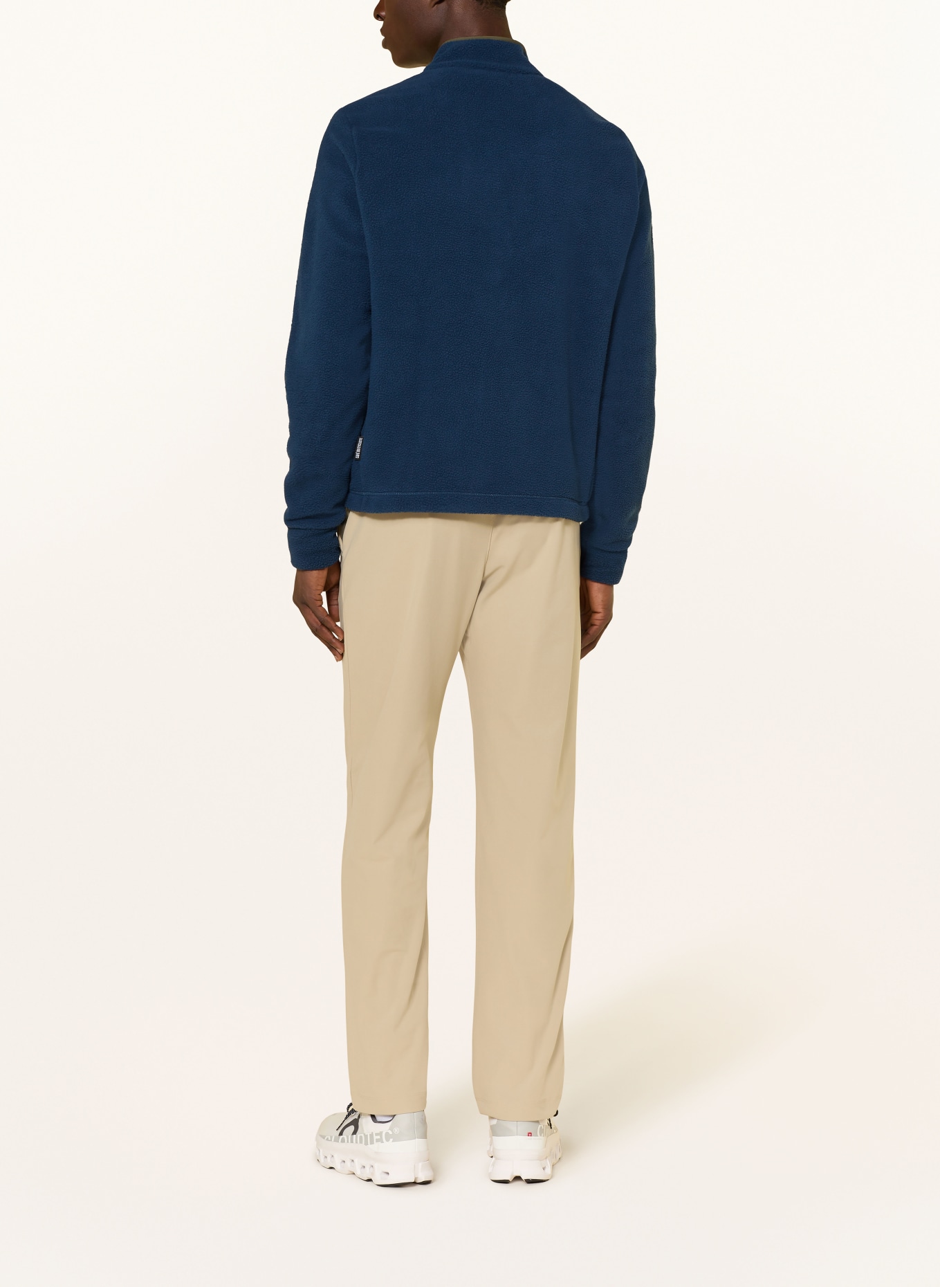 CAFÉ DU CYCLISTE Fleecejacke DOMITILLE: PETROL / OLIV