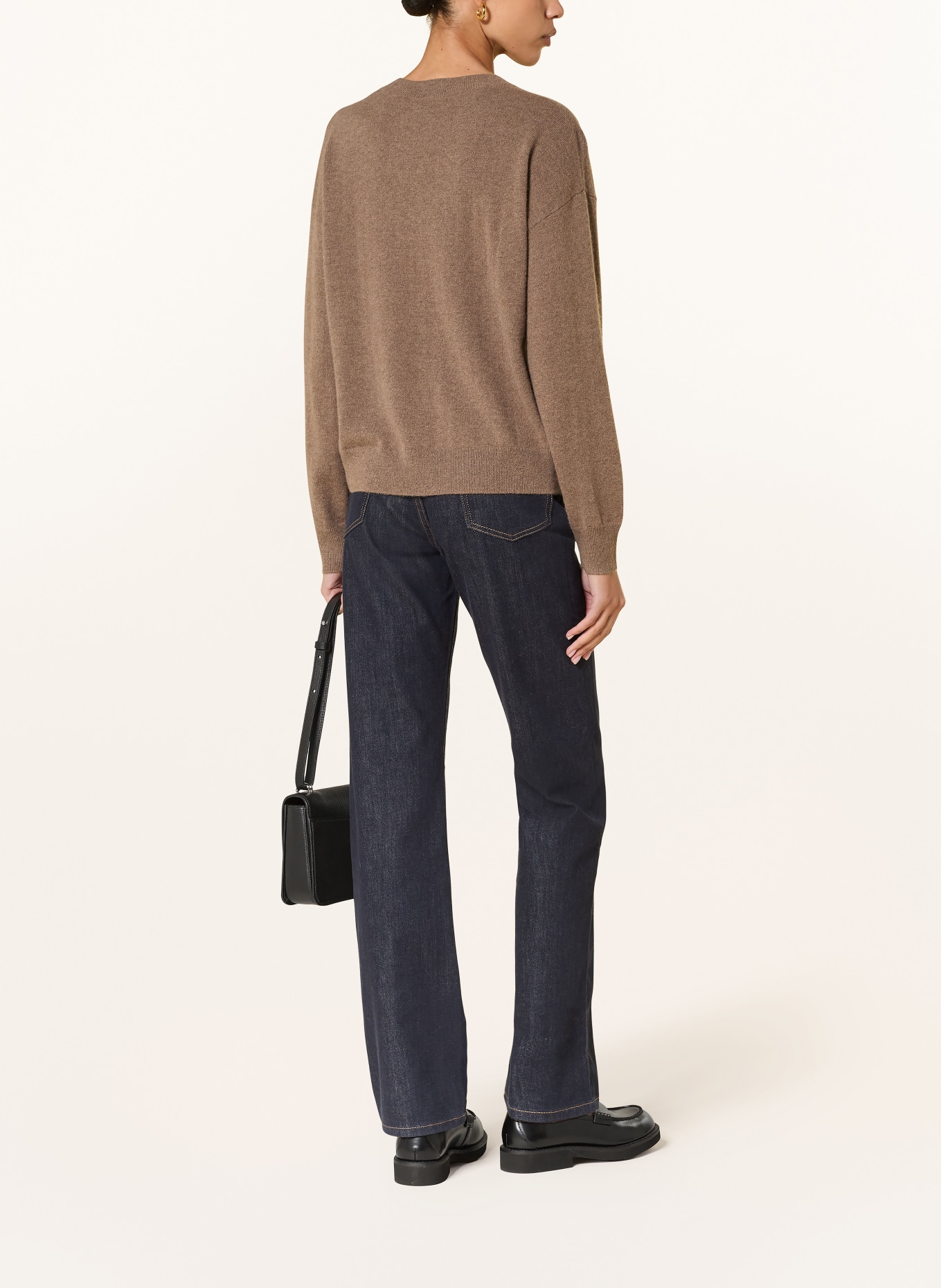 BOSS Cashmere-Pullover FASCONA: BRAUN