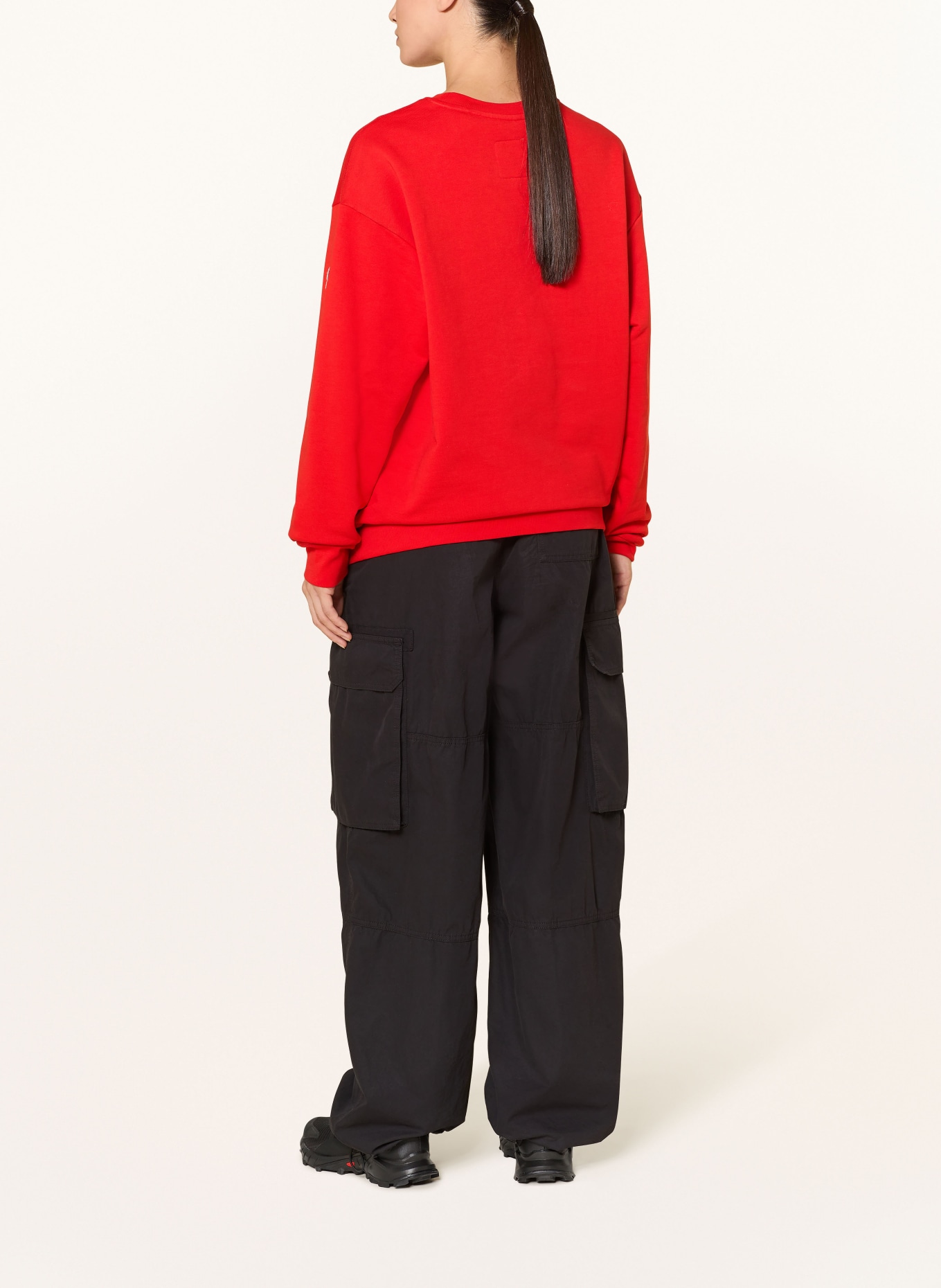 elho Sweatshirt DRIFT: ROT / SCHWARZ