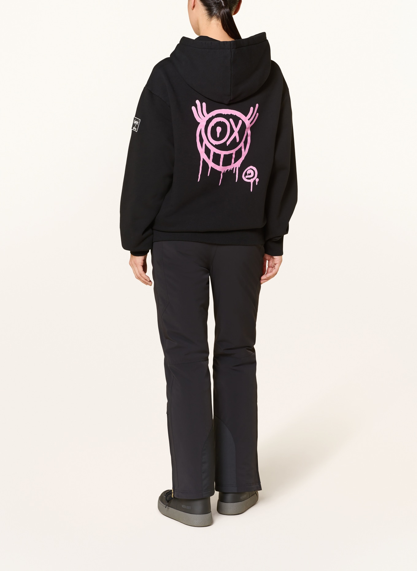 elho Hoodie MARS: SCHWARZ / PINK