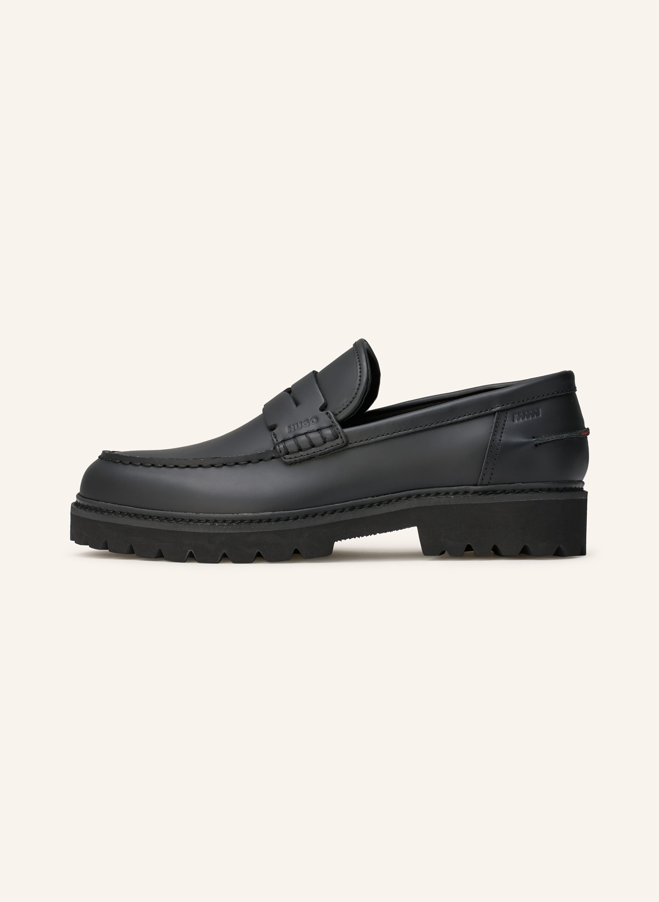 HUGO Penny-Loafer DRAVEN: SCHWARZ