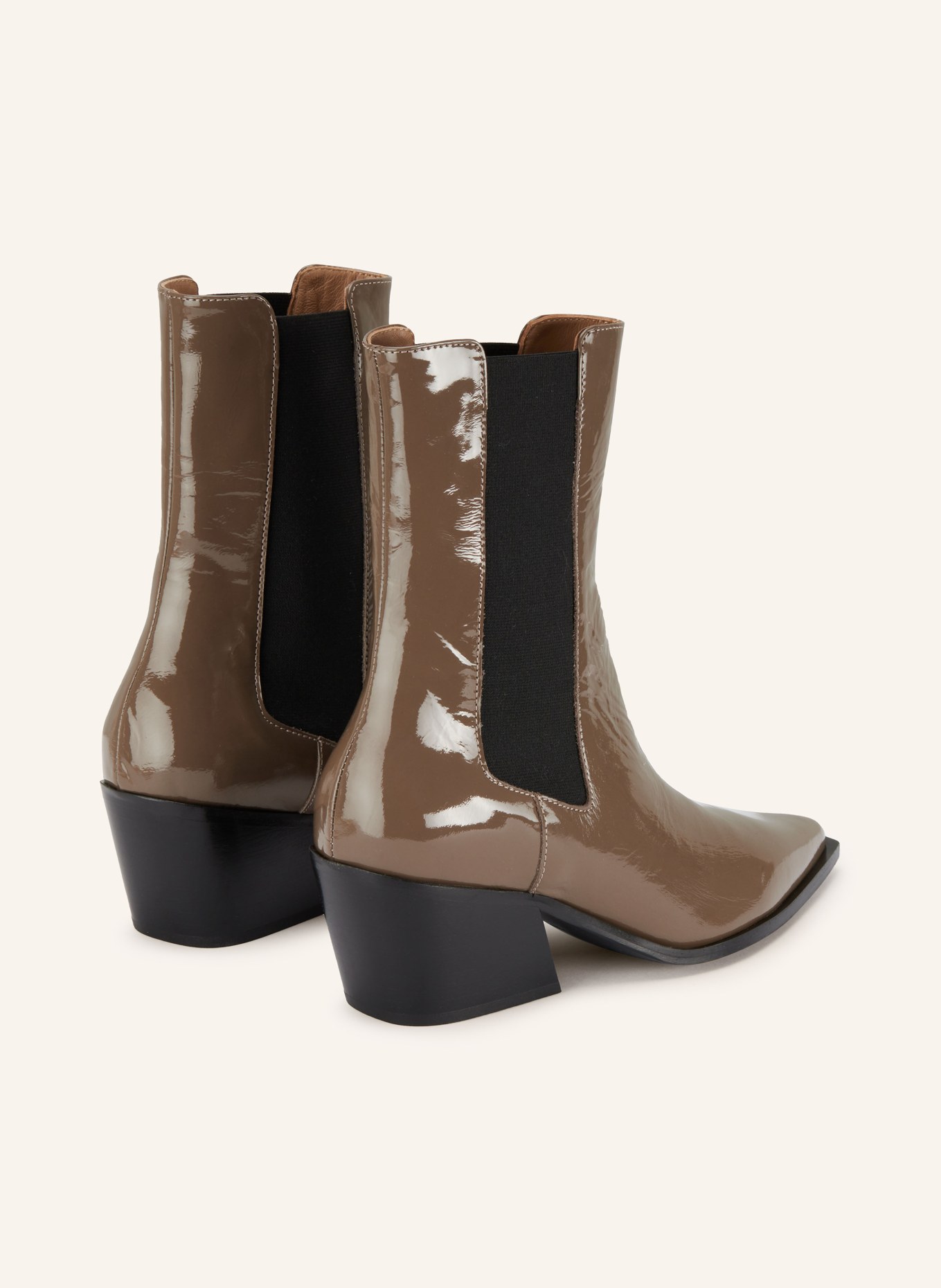 Flattered Kowbojki SANDRA: SZAROBRĄZOWY / CZARNY