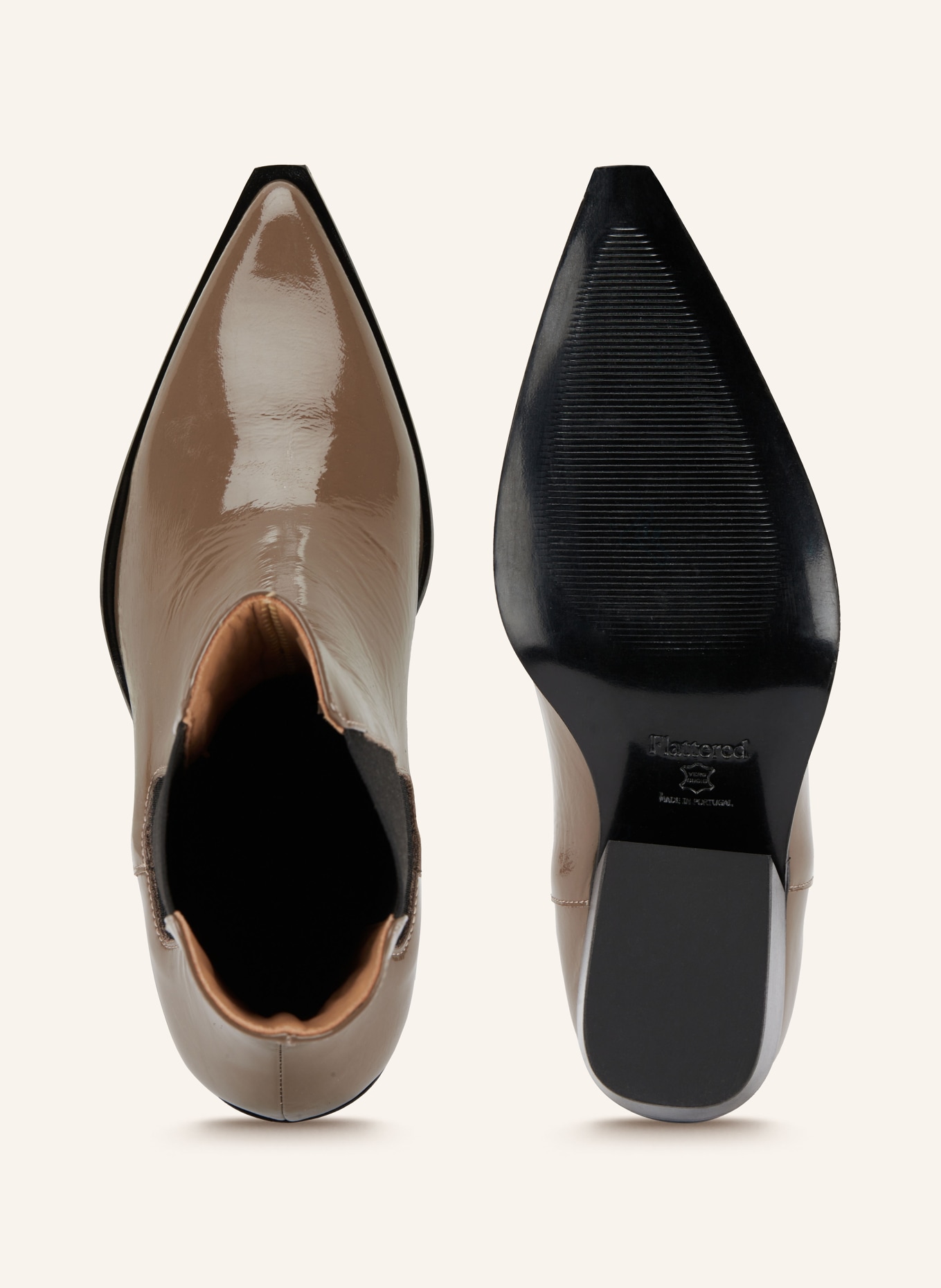 Flattered Kowbojki SANDRA: SZAROBRĄZOWY / CZARNY