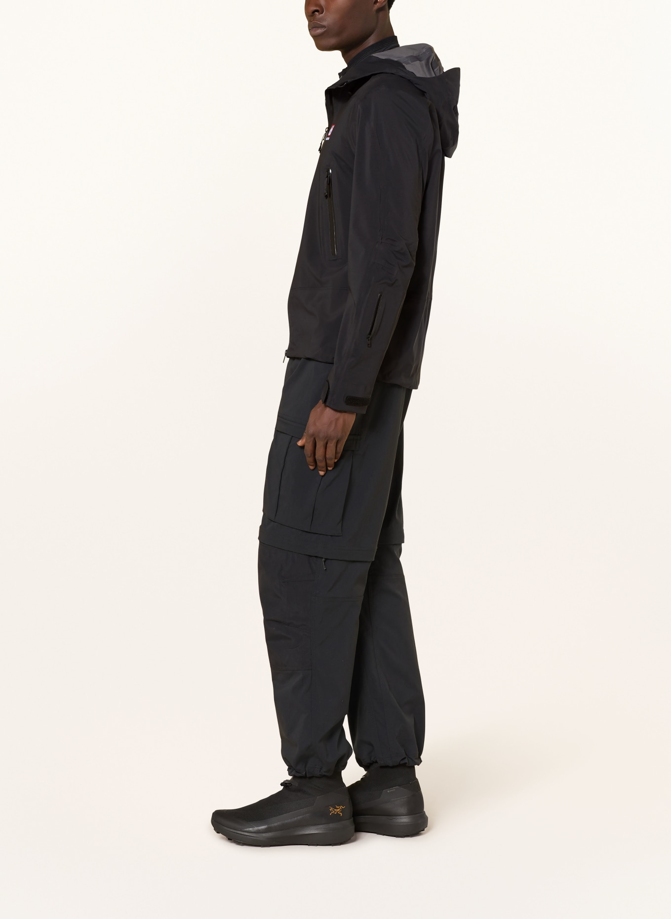 66°NORTH Hardshell-Jacke SNAEFELL: SCHWARZ