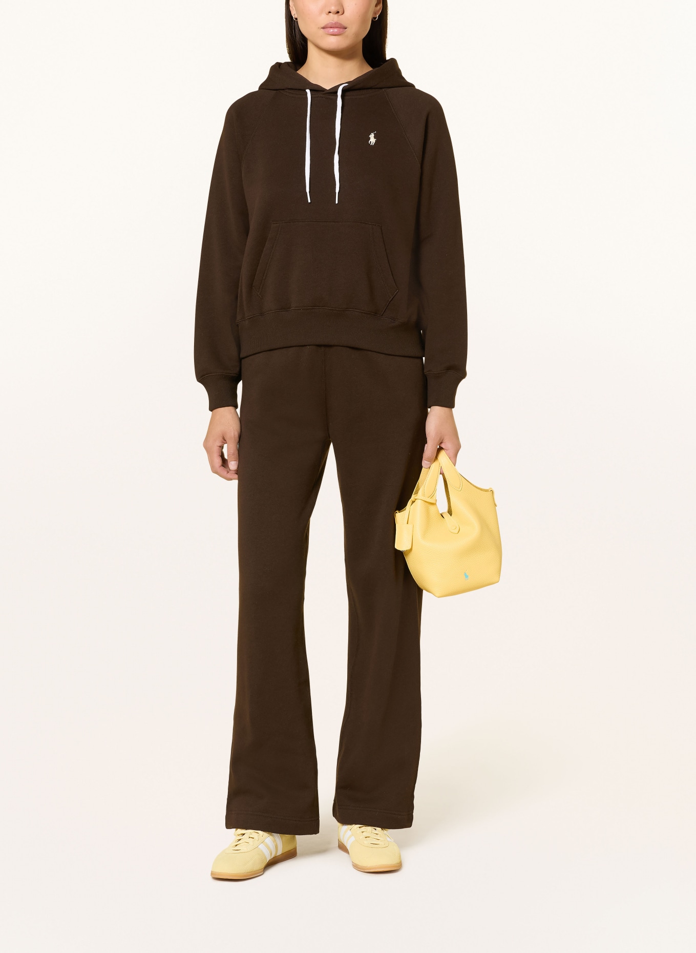 POLO RALPH LAUREN Hoodie: DARK BROWN