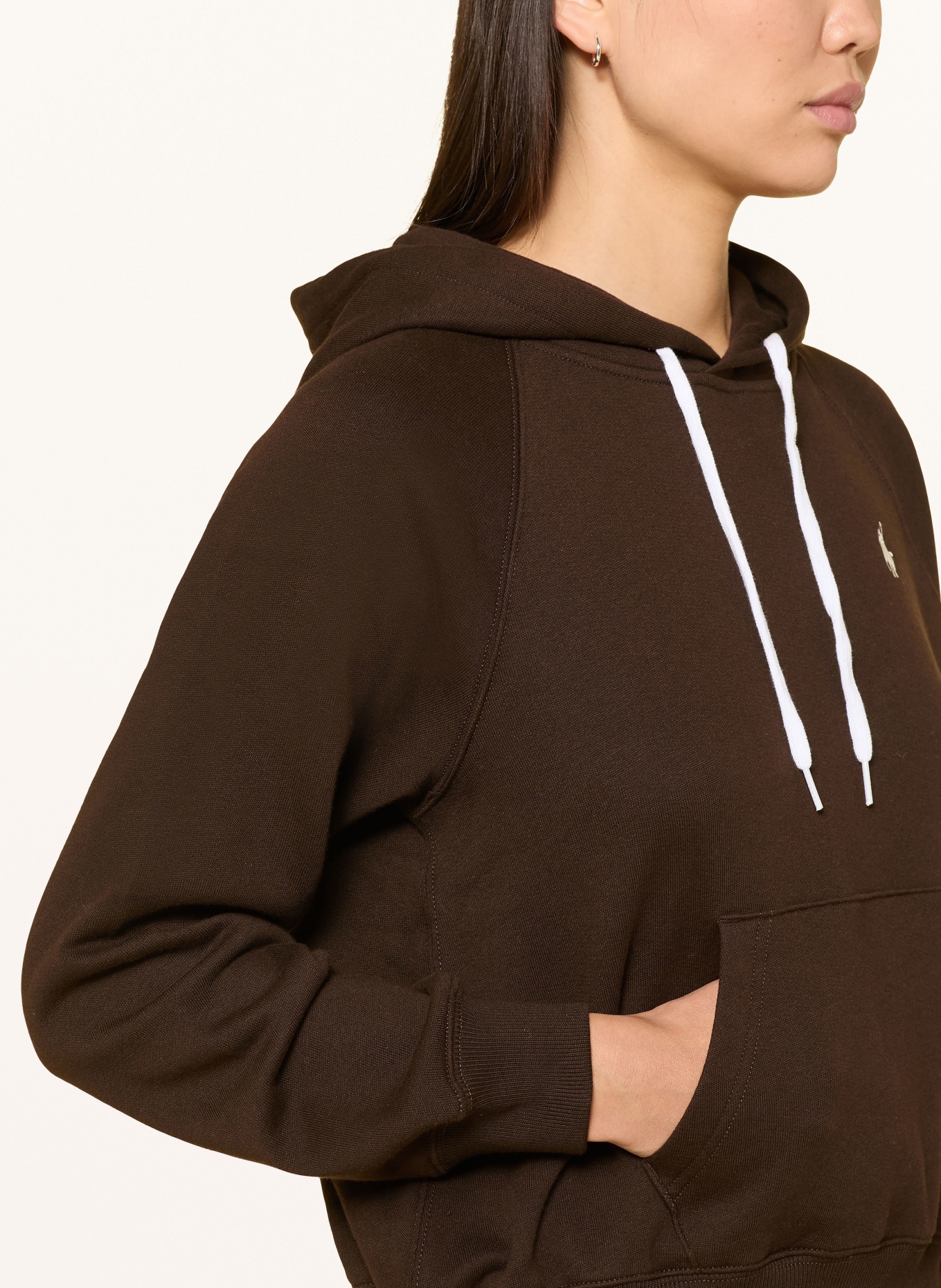 POLO RALPH LAUREN Hoodie: DARK BROWN