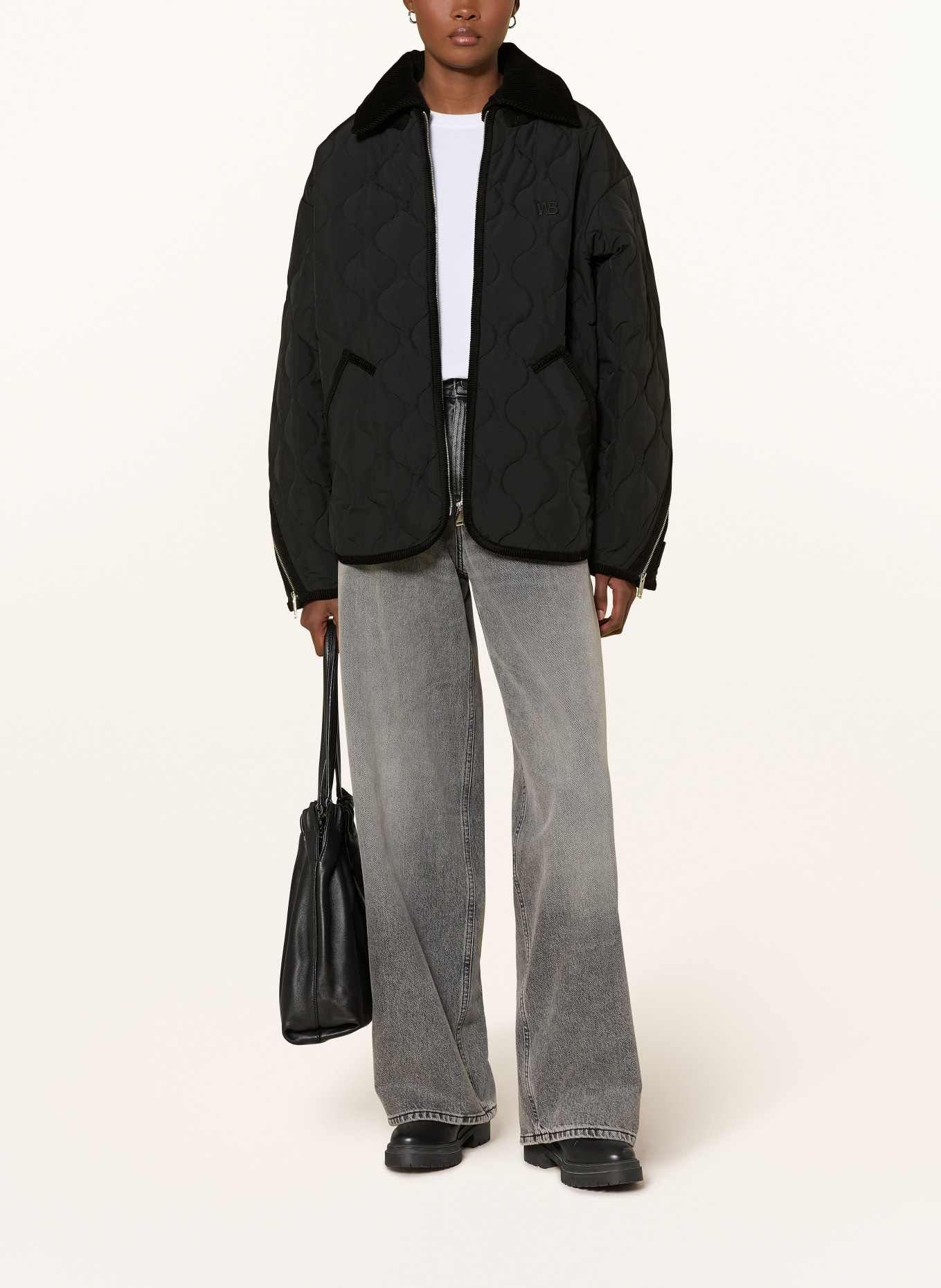 WRSTBHVR Steppjacke BUSTER V2: SCHWARZ