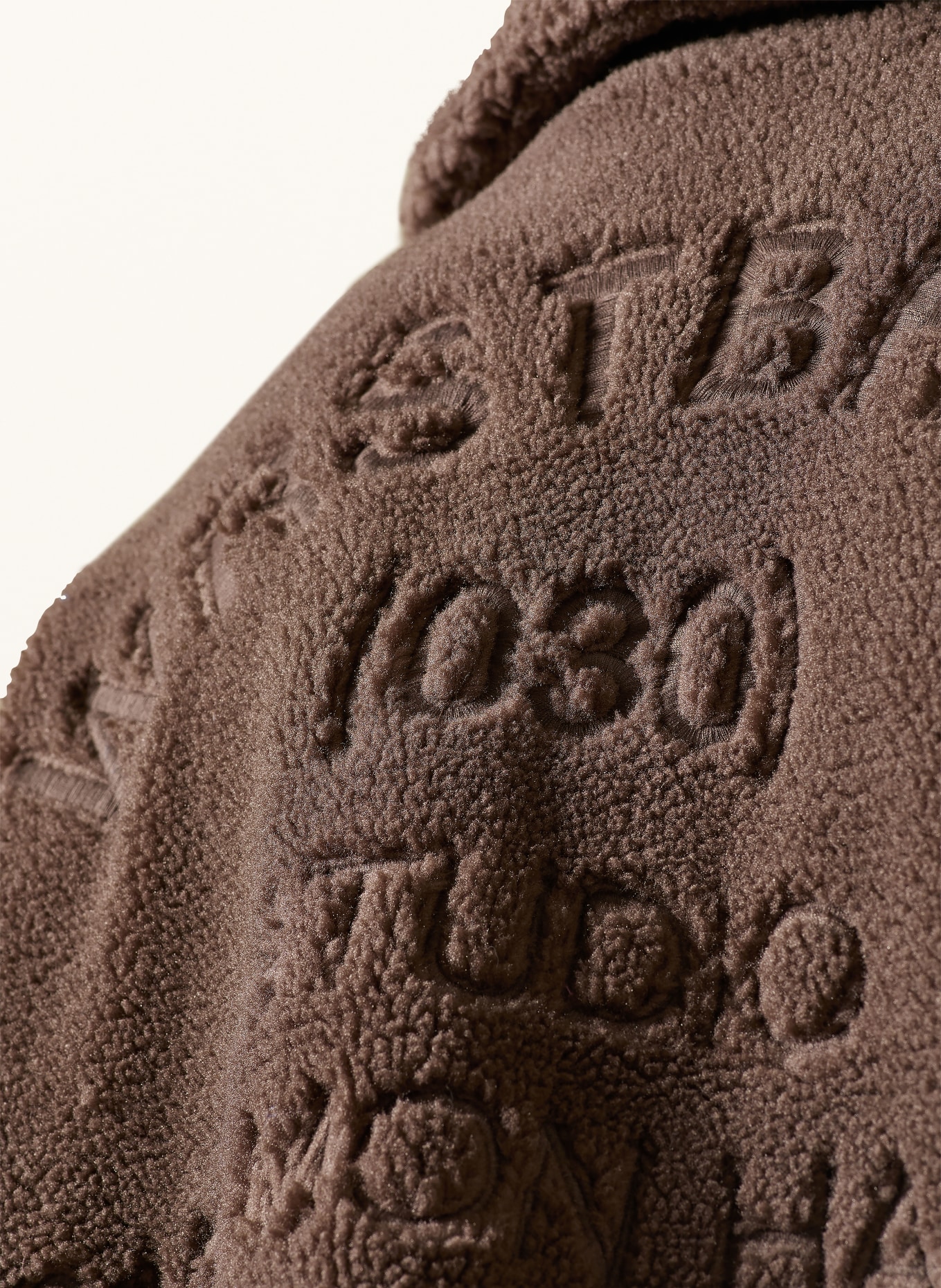 WRSTBHVR Oversized-Troyer LEROY aus Teddyfell: BRAUN
