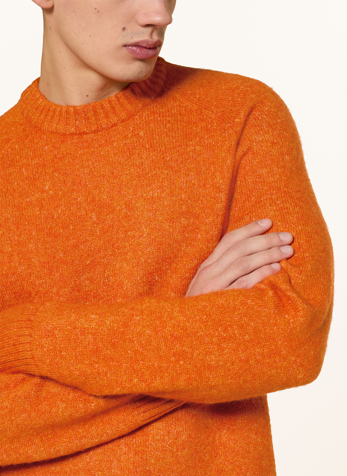 LES DEUX Pullover GILBERT: ORANGE
