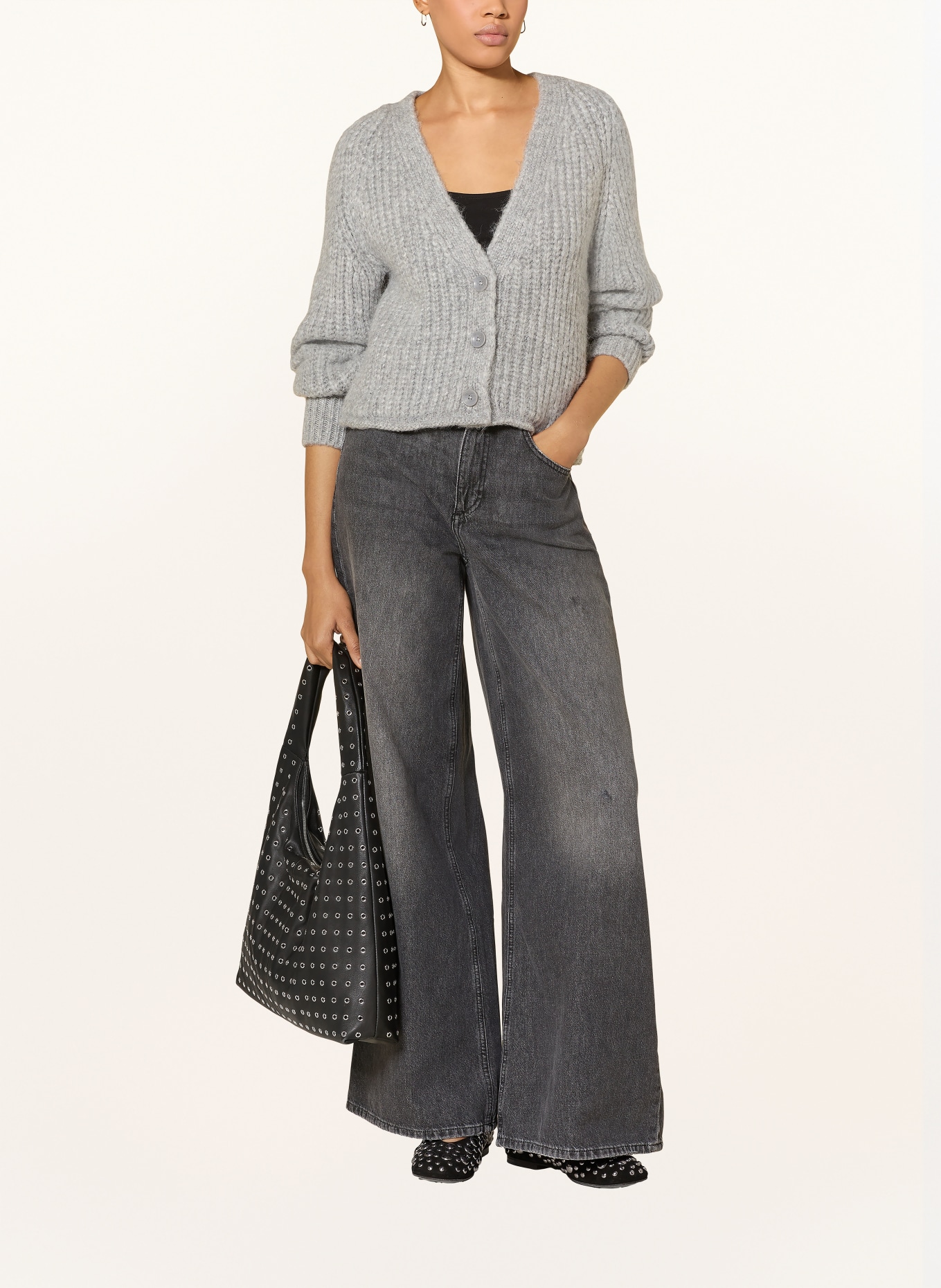 mavi Strickjacke: GRAU