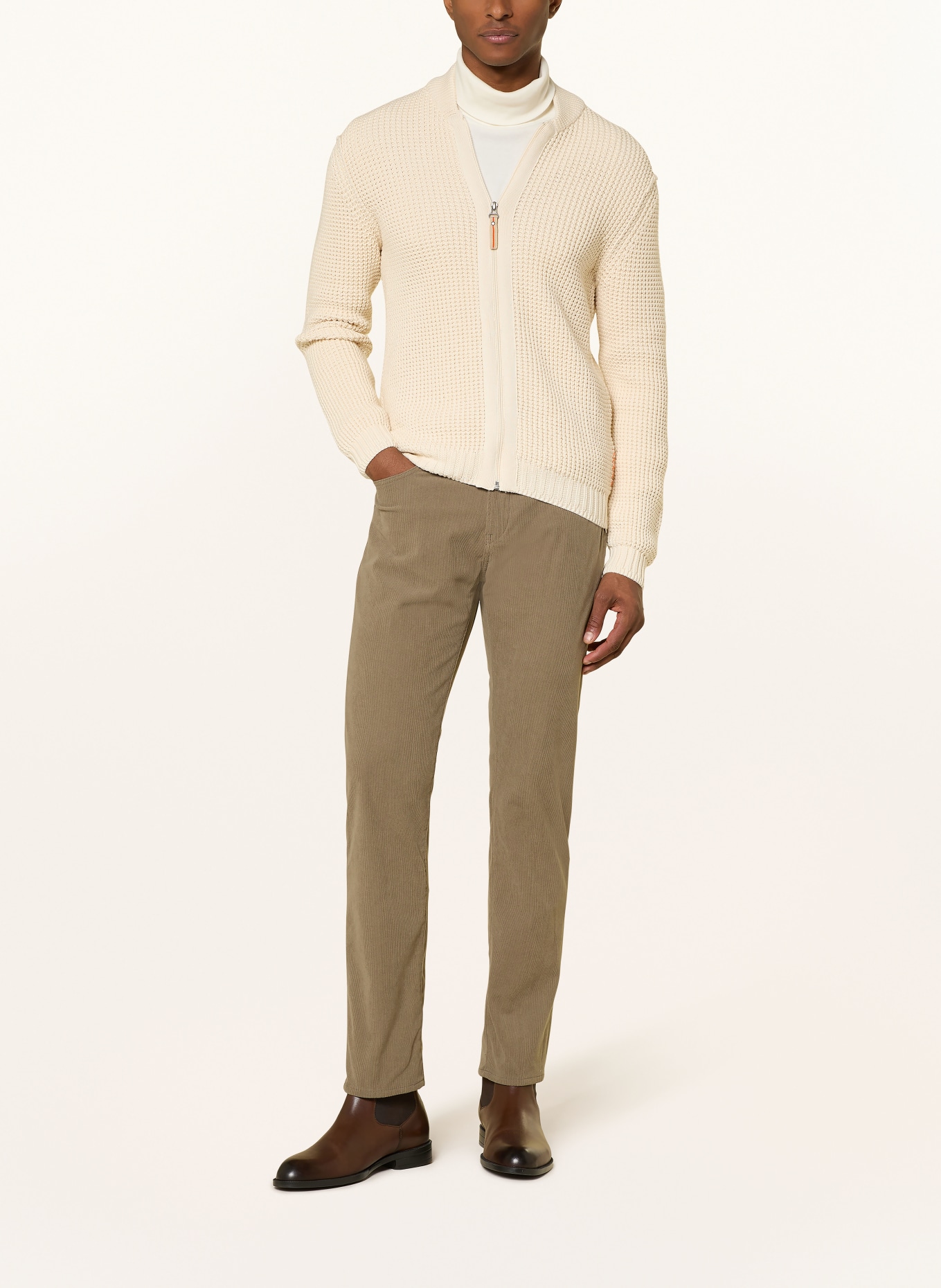 RAGMAN Strickjacke: CREME