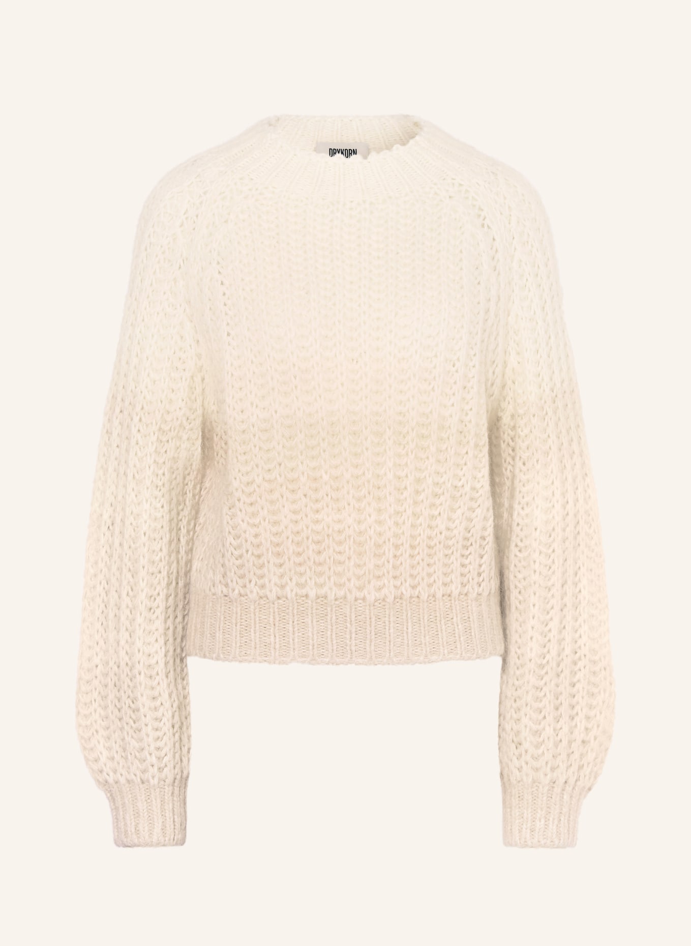 DRYKORN Pullover LARELYA mit Alpaka: ECRU