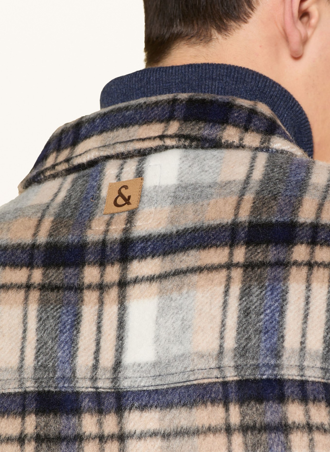 COLOURS & SONS Overjacket: HELLGRAU / LILA / SCHWARZ