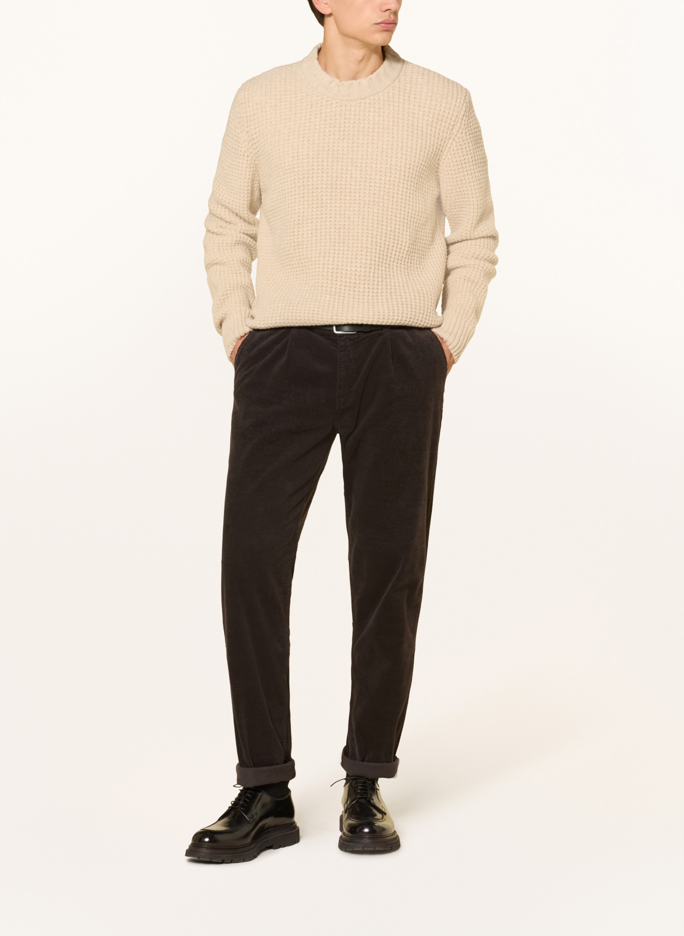 BOSS Cordchino Tapered Fit: SCHWARZ