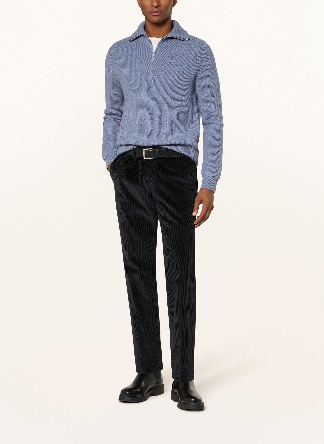 HILTL Cordchino Regular Fit: DUNKELBLAU