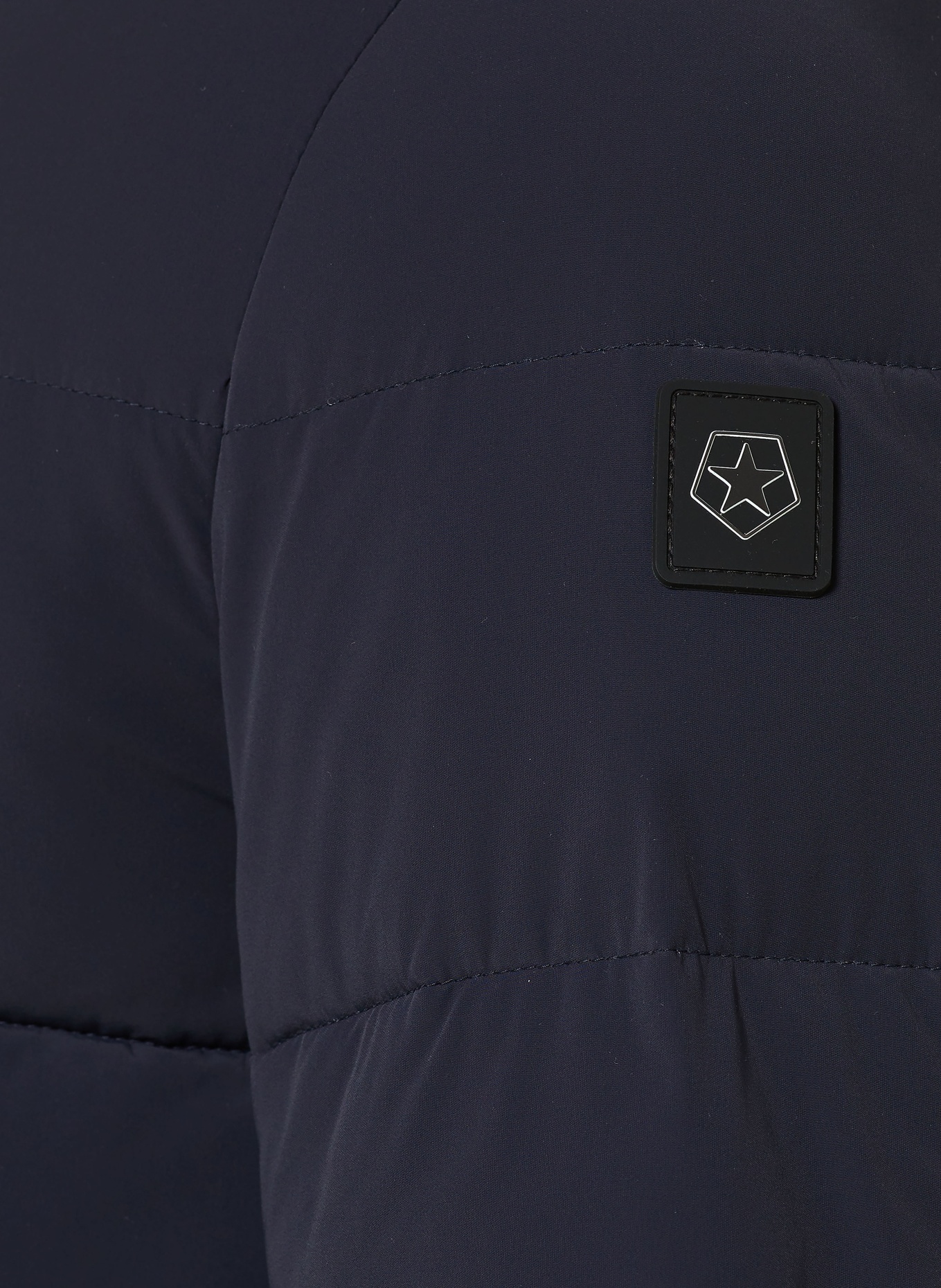 MILESTONE Steppmantel MSTEDROS mit abnehmbarer Kapuze: DUNKELBLAU