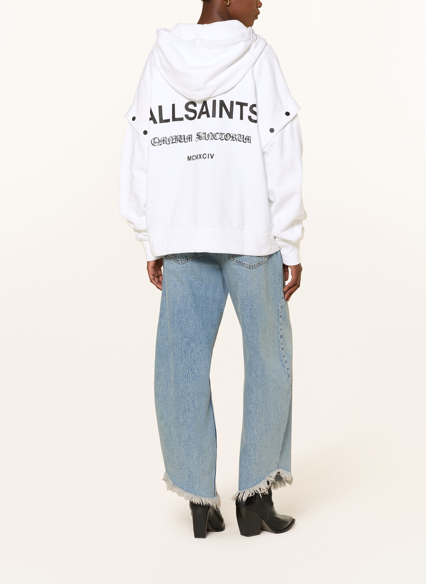 ALLSAINTS bluza rozpinana OMNIUM AMPHIA: BIAŁY