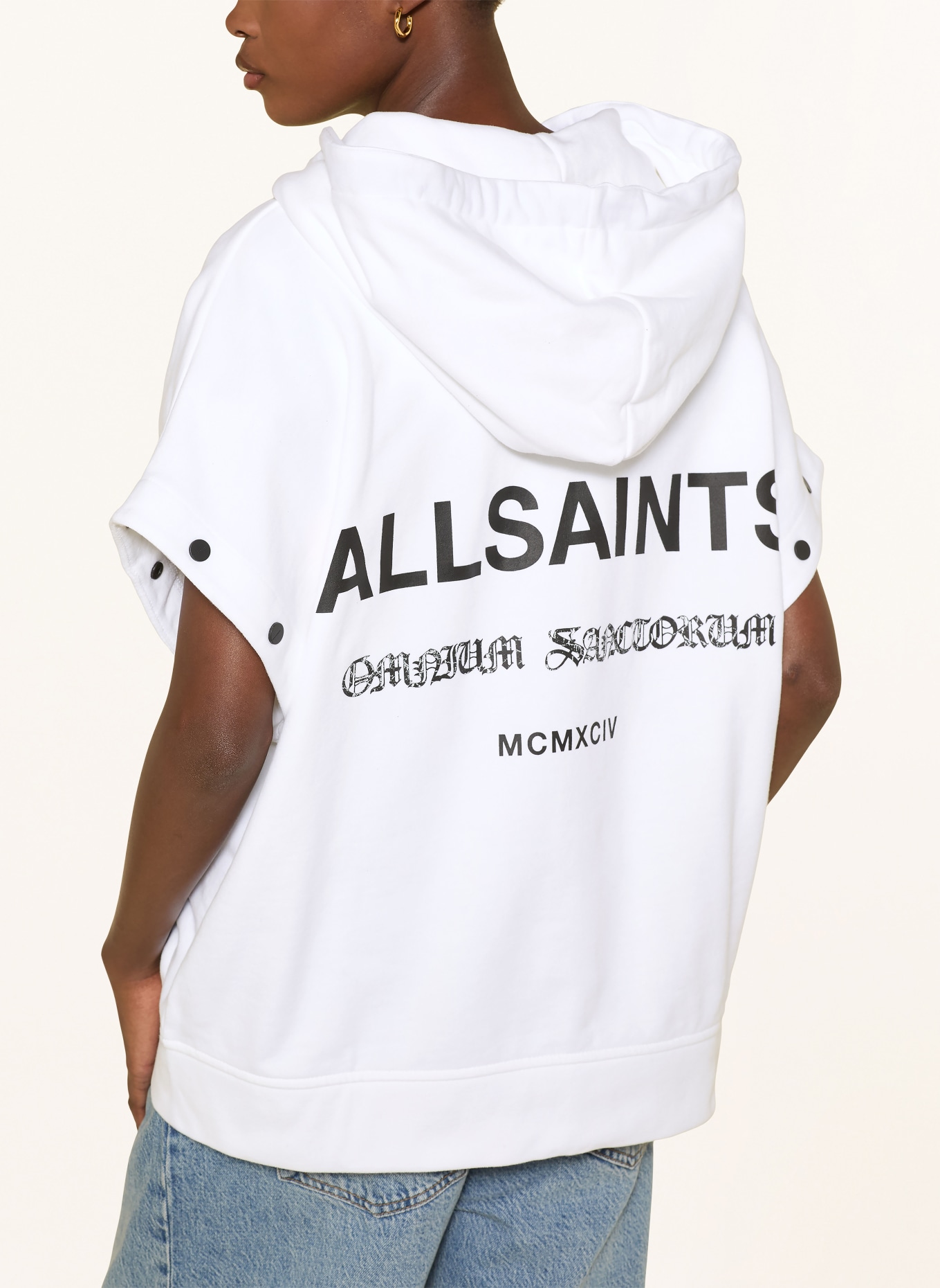 ALLSAINTS bluza rozpinana OMNIUM AMPHIA: BIAŁY