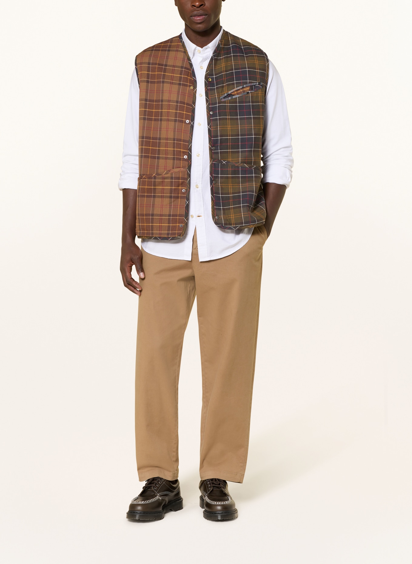 Barbour Weste: DUNKELGRÜN / BRAUN