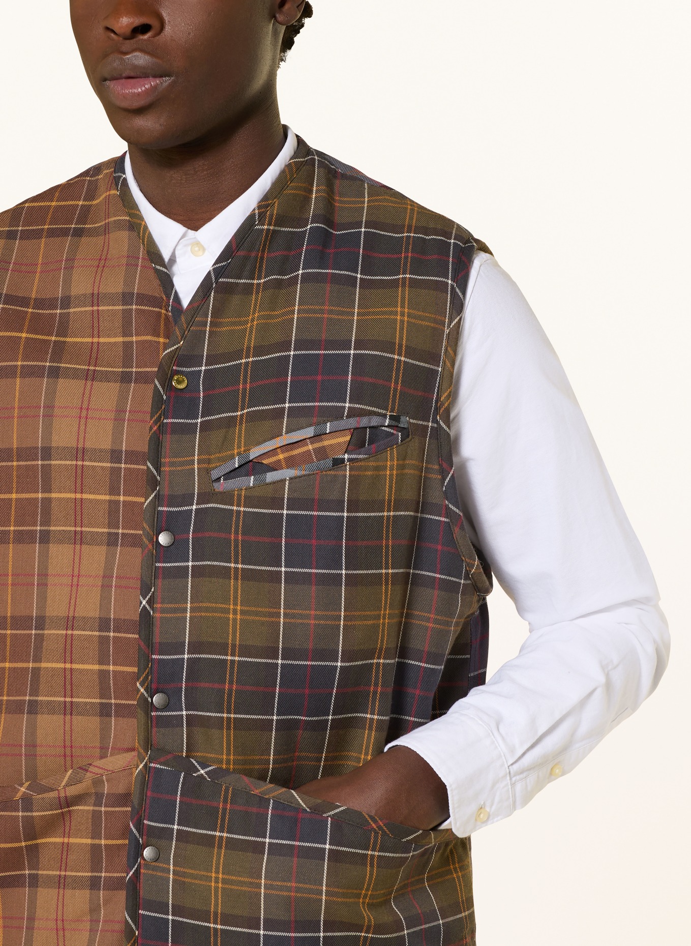 Barbour Weste: DUNKELGRÜN / BRAUN