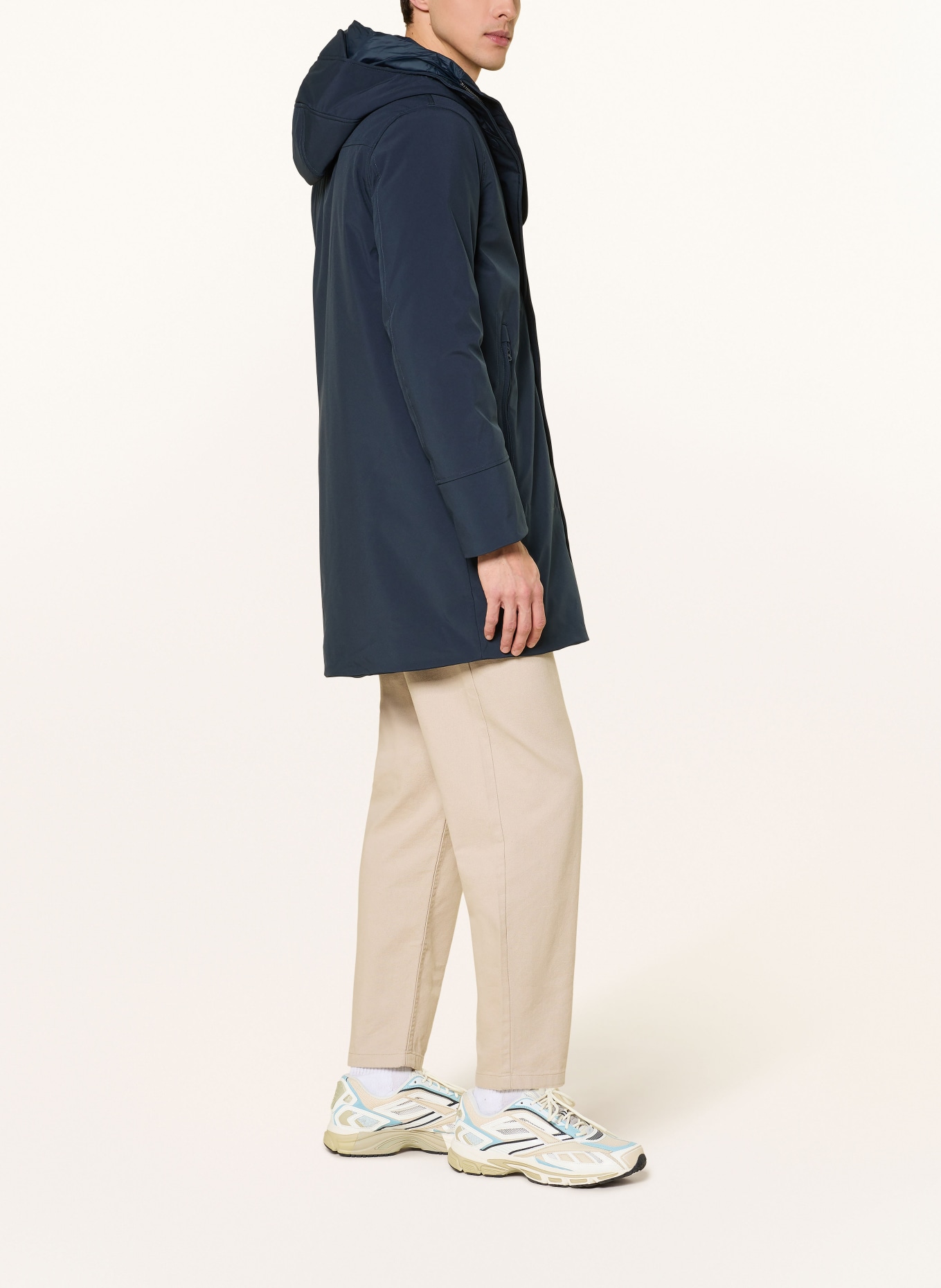 KnowledgeCotton Apparel Softshell-Jacke CLIMATE SHELL™: BLAU