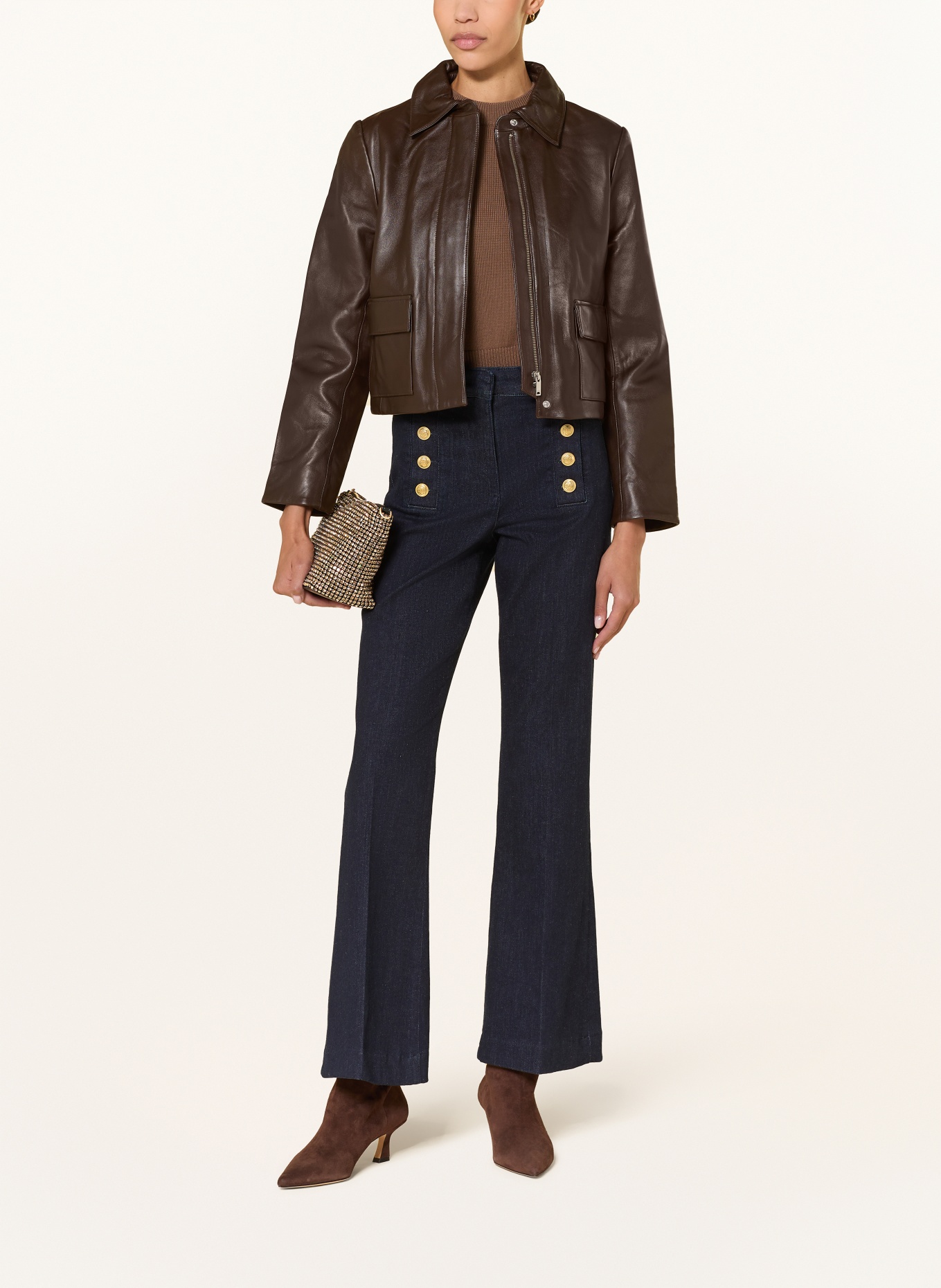 REISS Kabelka CRYSTAL: ZLATÁ