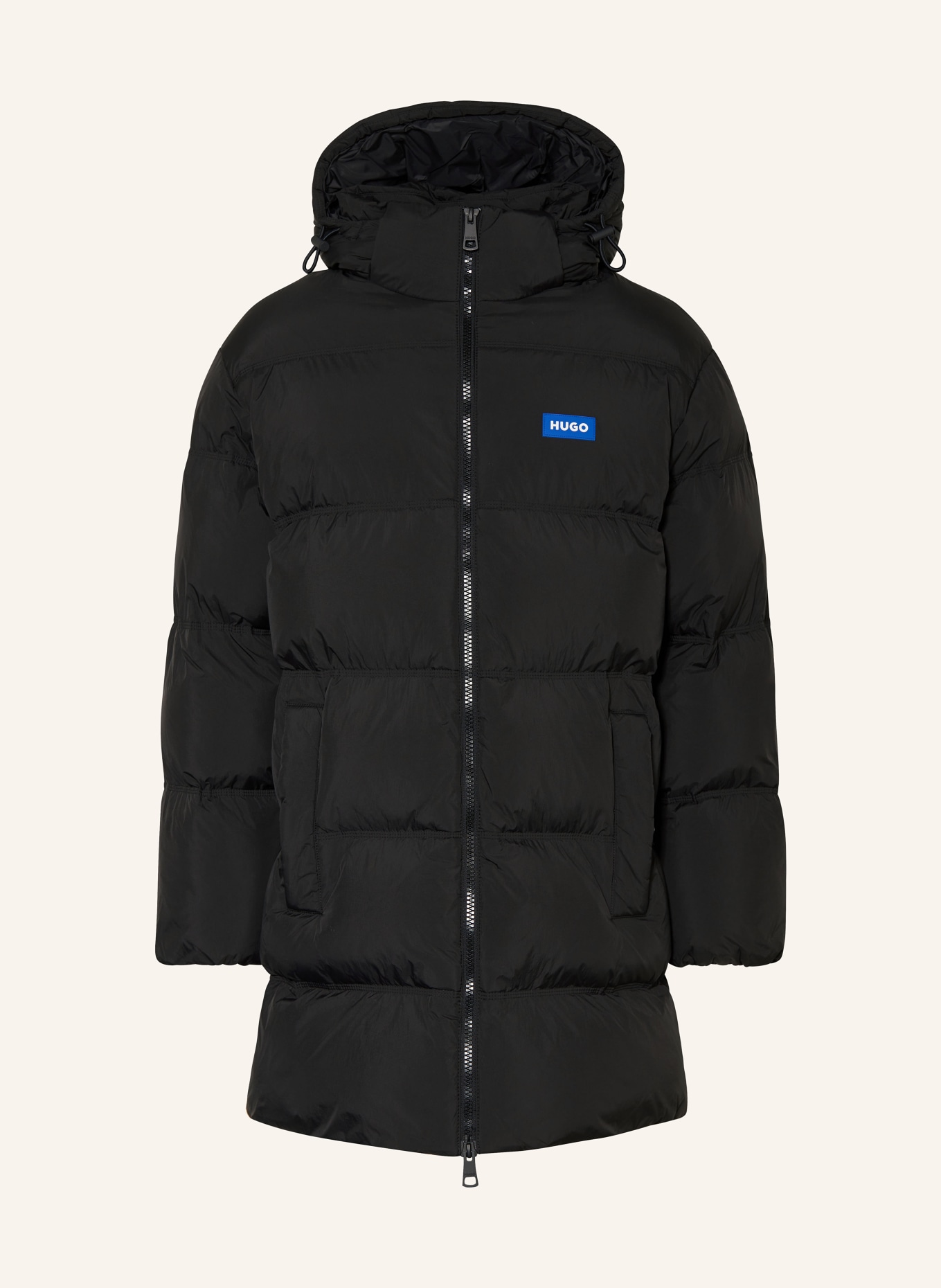HUGO Steppmantel BODI: SCHWARZ