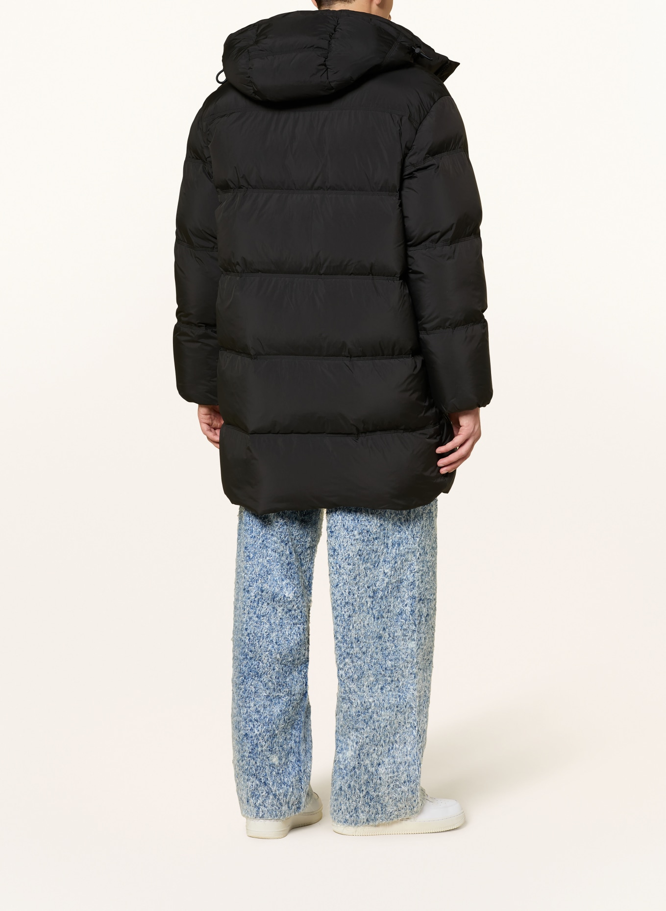 HUGO Steppmantel BODI: SCHWARZ