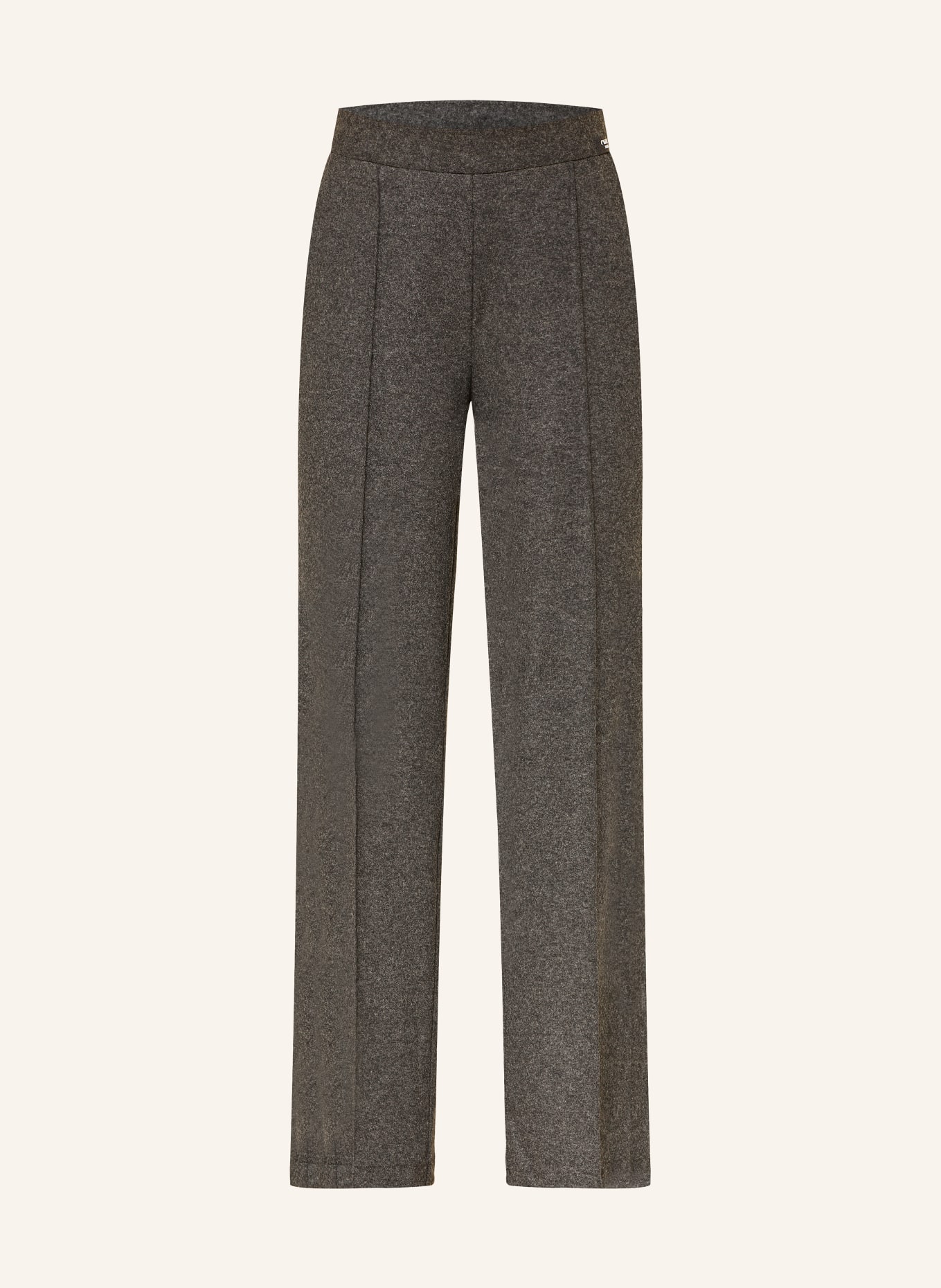 CAMBIO Marlenehose AVA aus Jersey: DUNKELGRAU