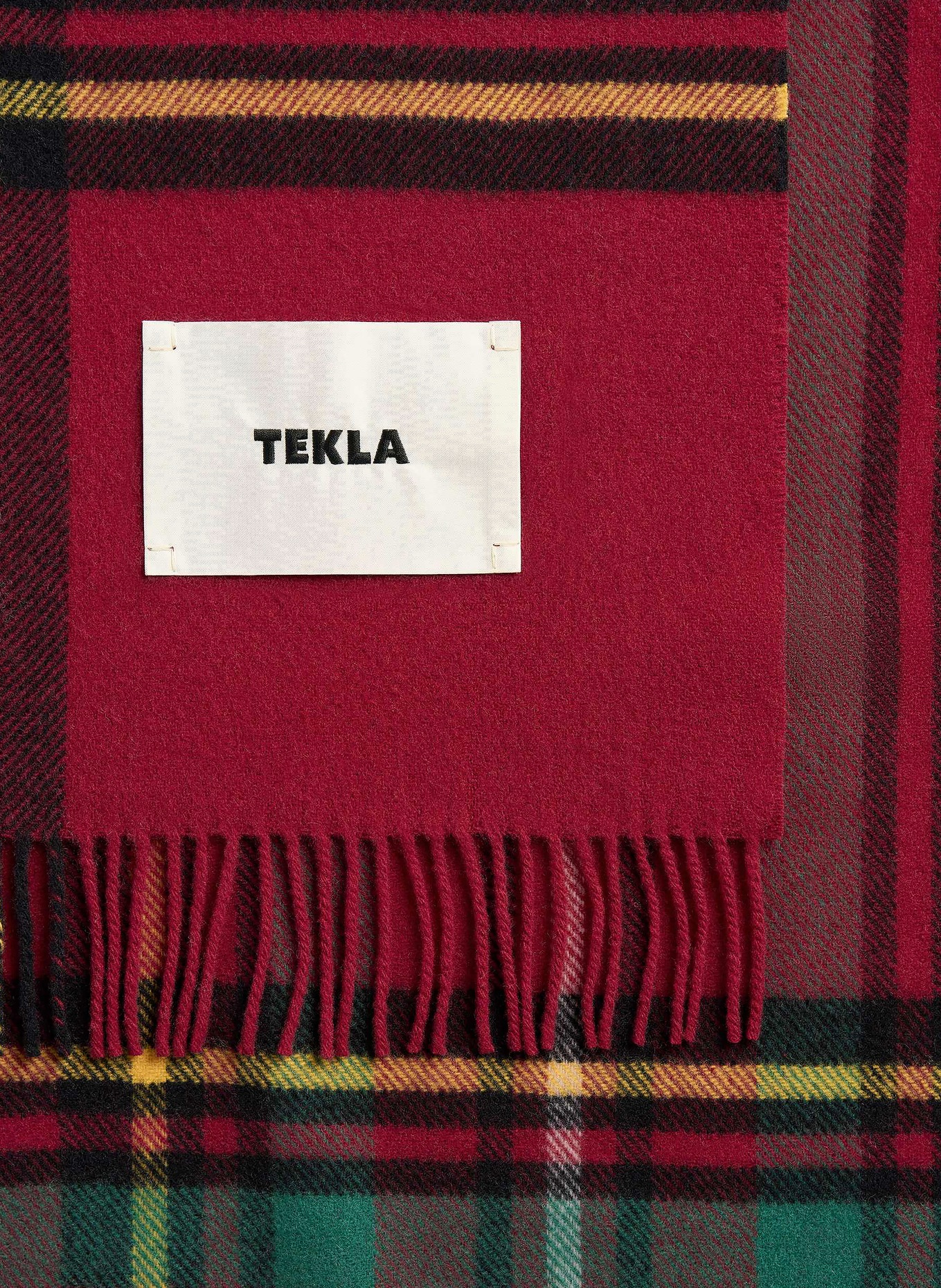 TEKLA Plaid: ČERVENÁ / ŽLUTÁ / ZELENÁ