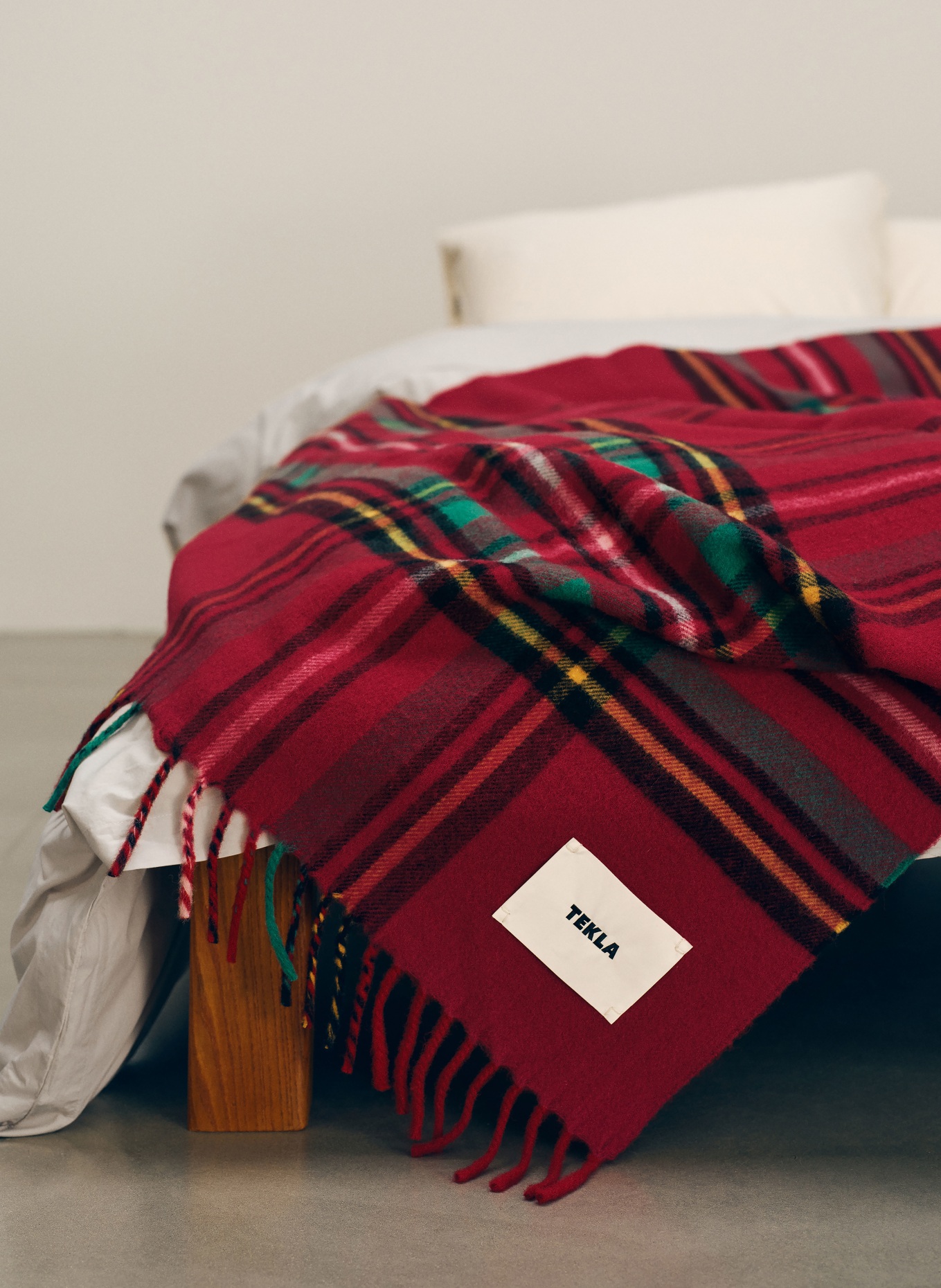 TEKLA Plaid: ČERVENÁ / ŽLUTÁ / ZELENÁ