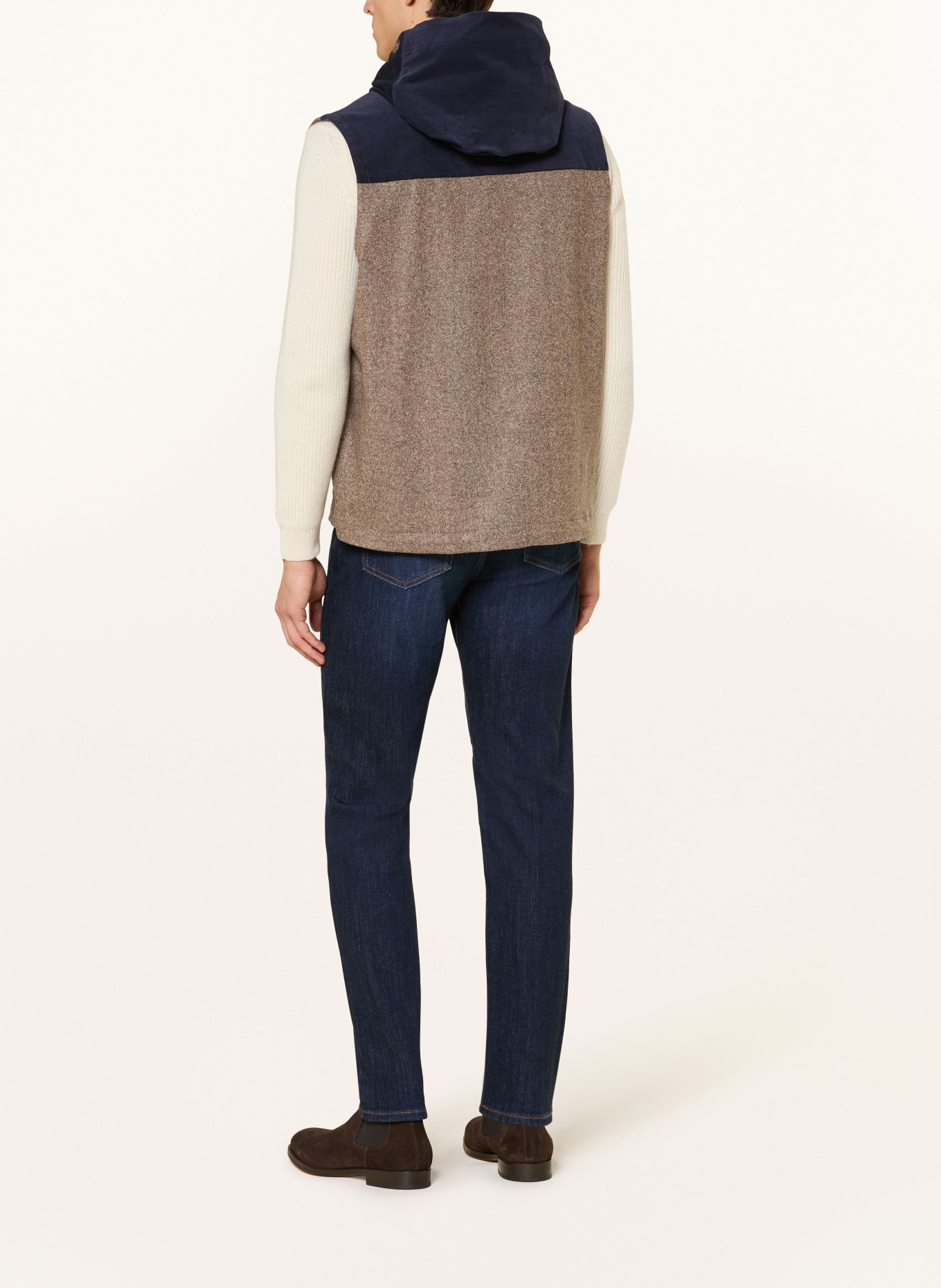 Grasegger Pullunder LODEN: BRAUN