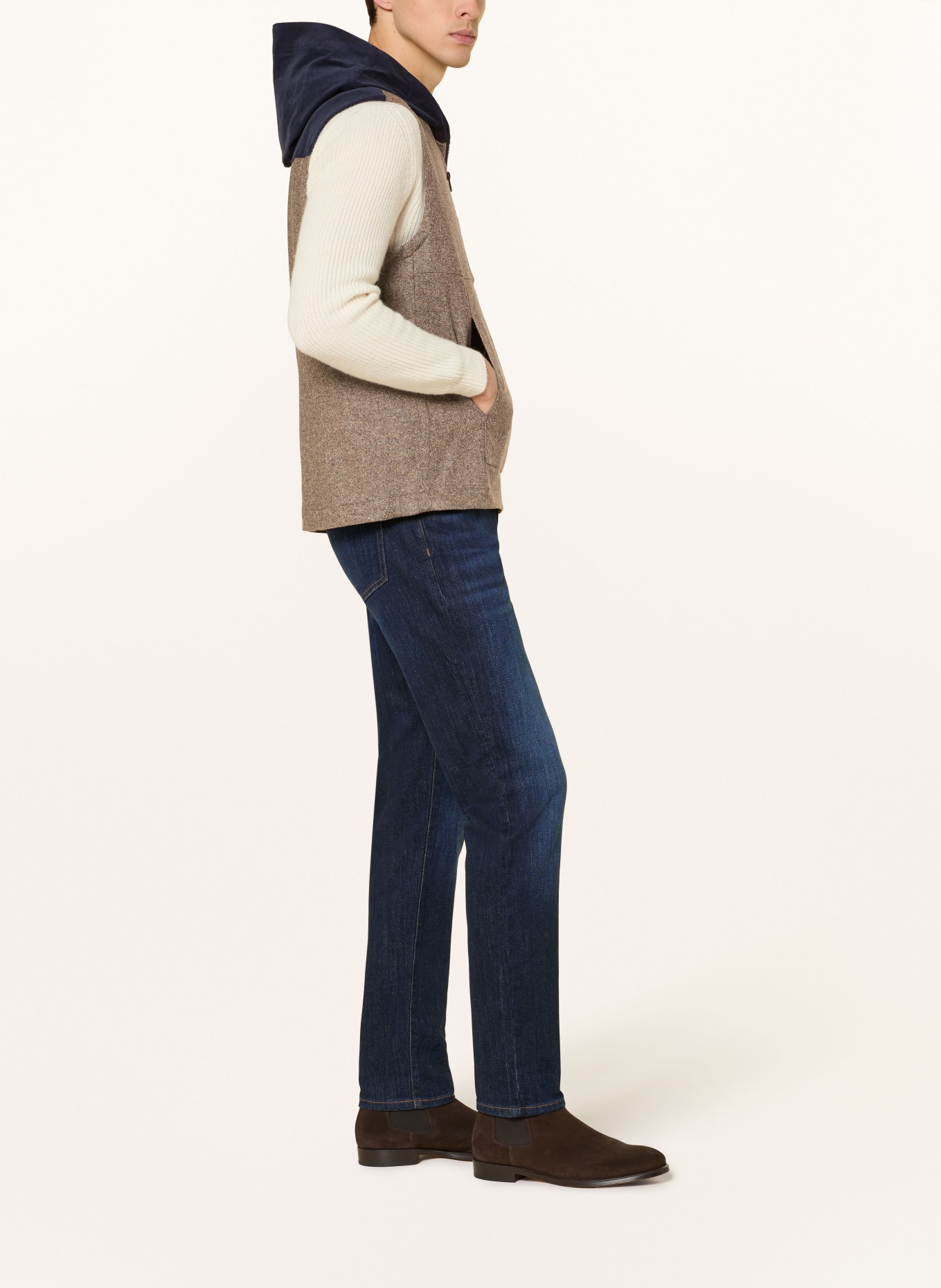 Grasegger Pullunder LODEN: BRAUN