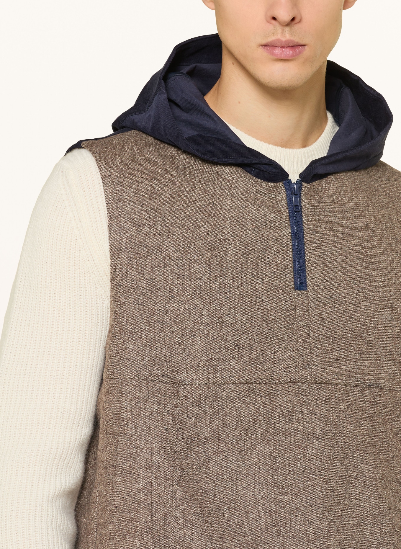 Grasegger Pullunder LODEN: BRAUN