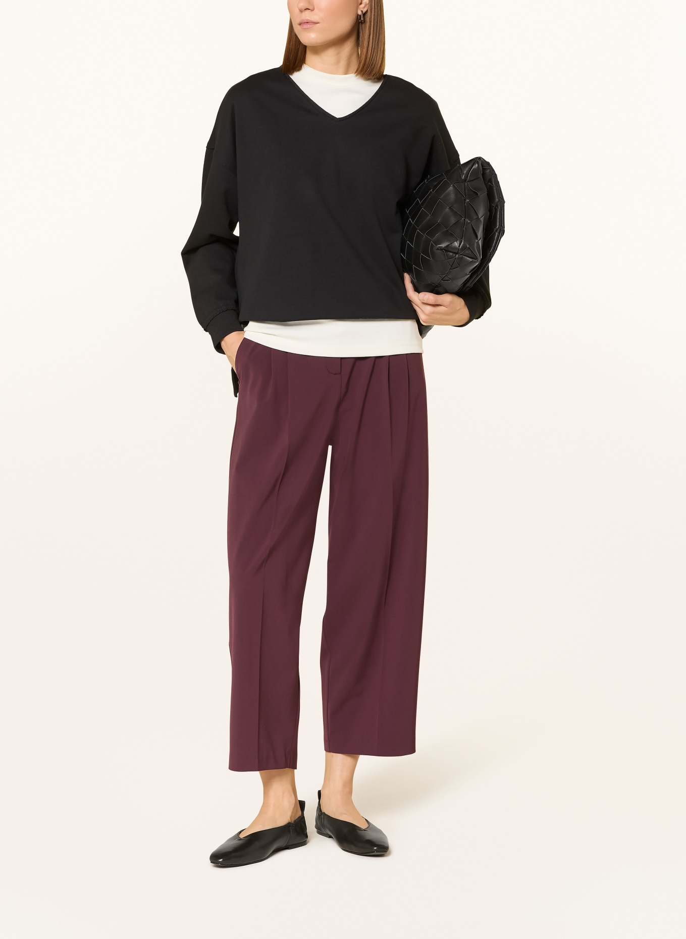 Smith & Soul Oversized-Sweatshirt: SCHWARZ / WEISS