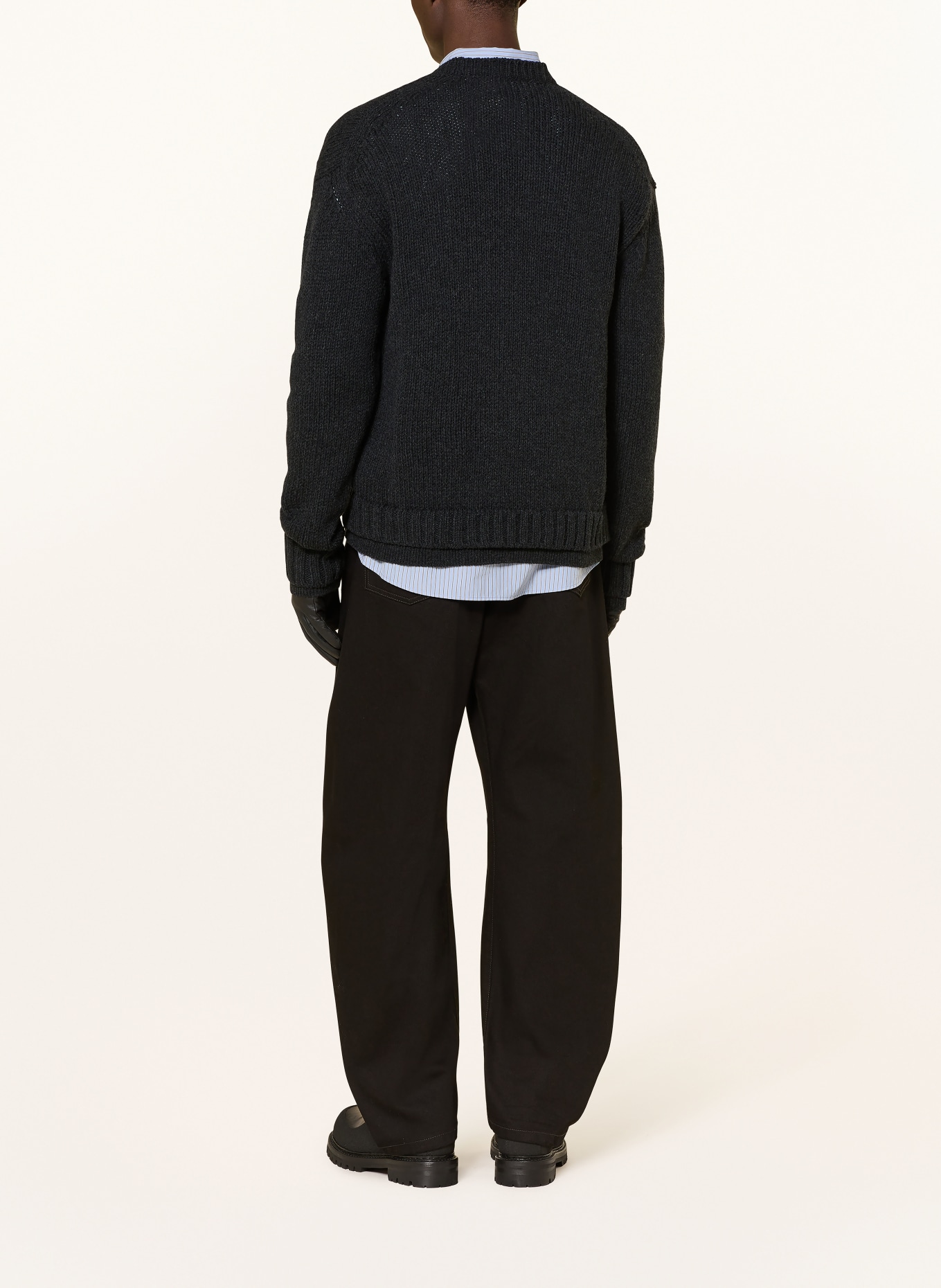 OUR LEGACY Pullover aus Merinowolle: SCHWARZ