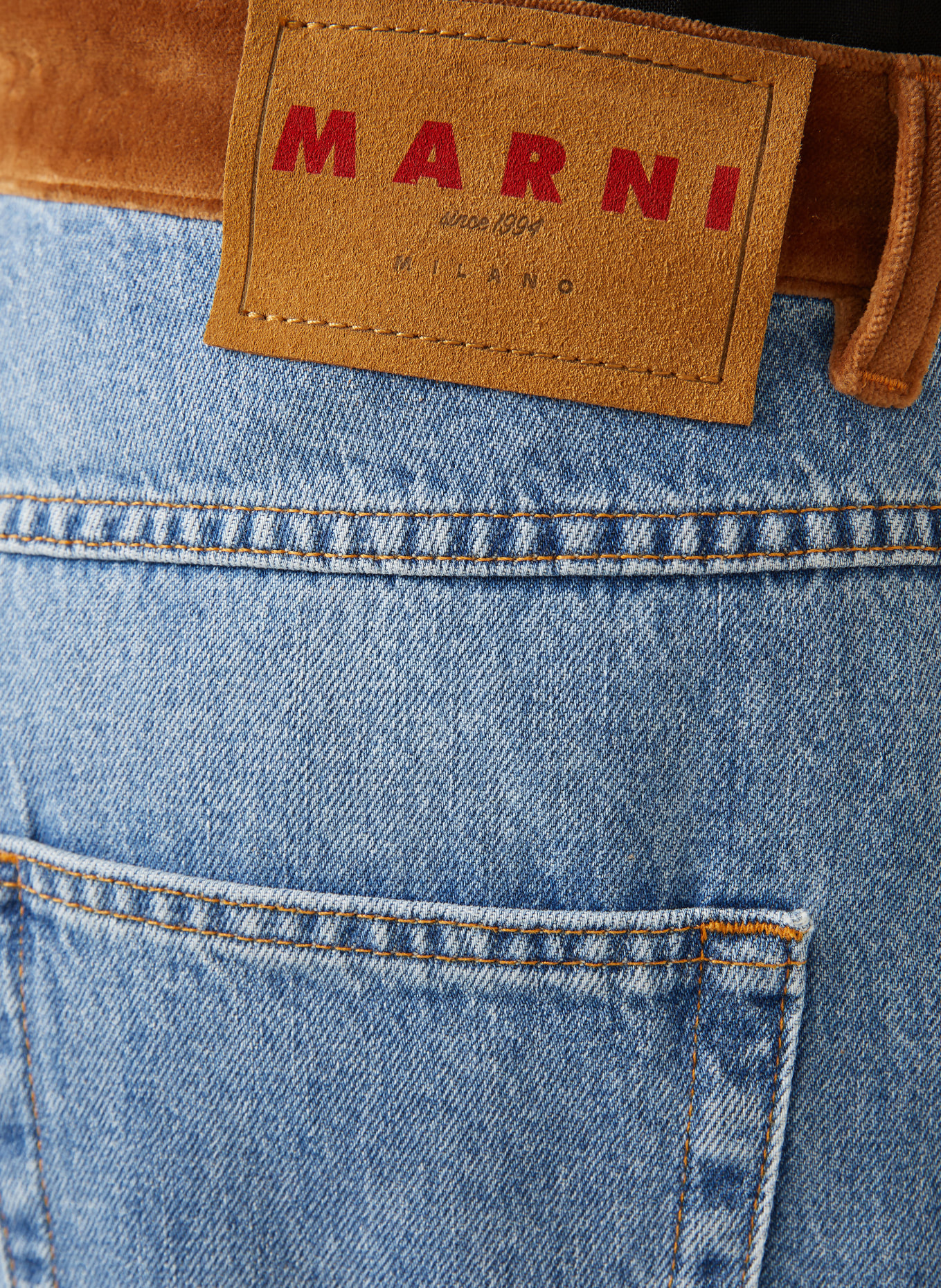 MARNI Jeans Regular Fit: 00B96 DEEP BLUE