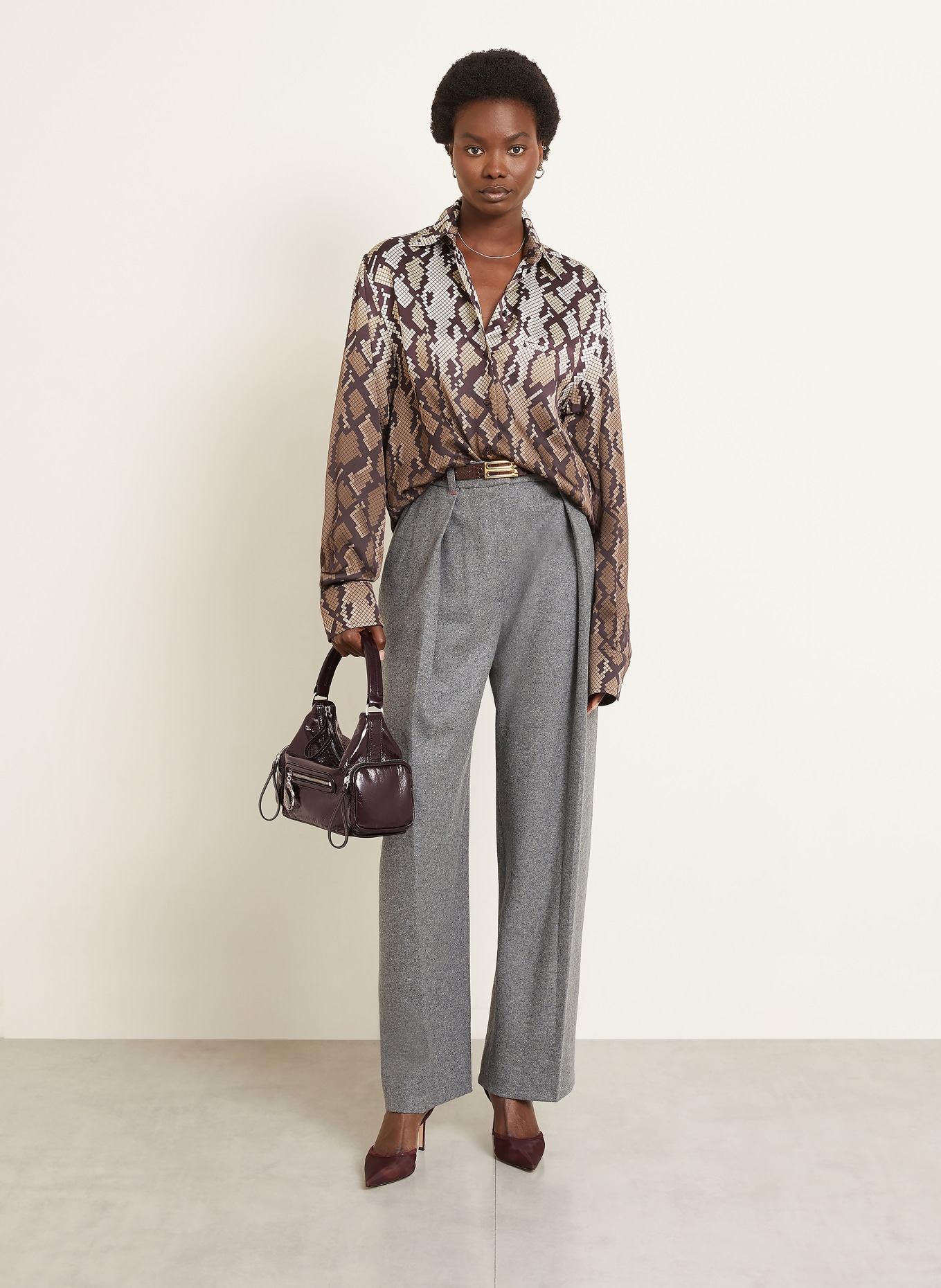 STELLA McCARTNEY Sac à bandoulière SMALL: LILAS FONCÉ