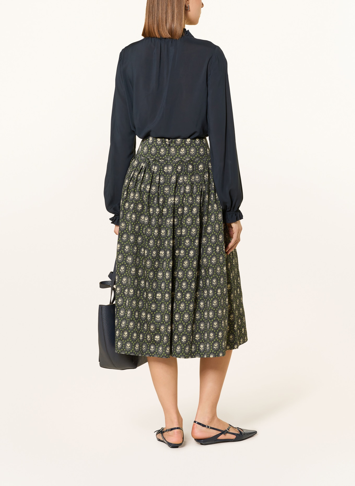 ROCKMACHERIN Blusenshirt EMMA: DUNKELBLAU