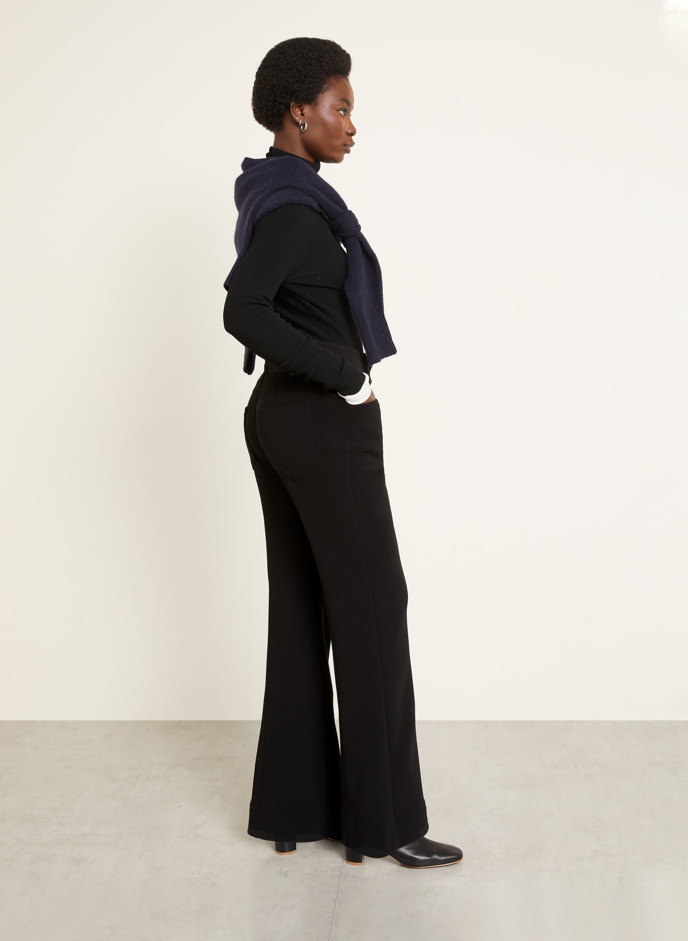 Proenza Schouler Bootcut-Hose KALEA: SCHWARZ