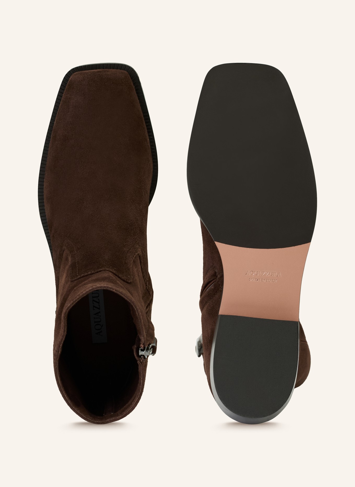 AQUAZZURA Stiefeletten OUTLAW: DUNKELBRAUN