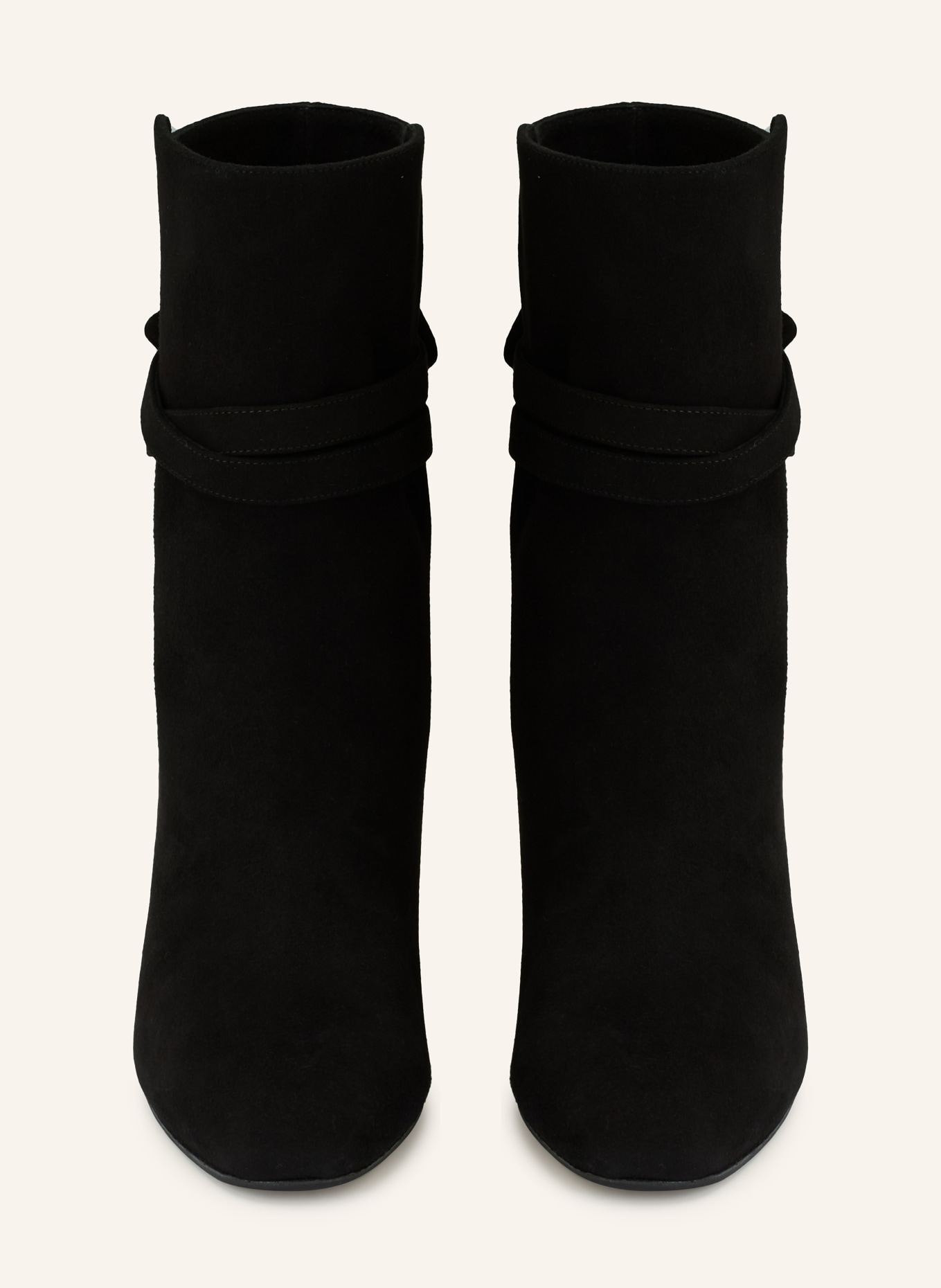 AQUAZZURA Kotníkové boty VERY BOW TIE: ČERNÁ