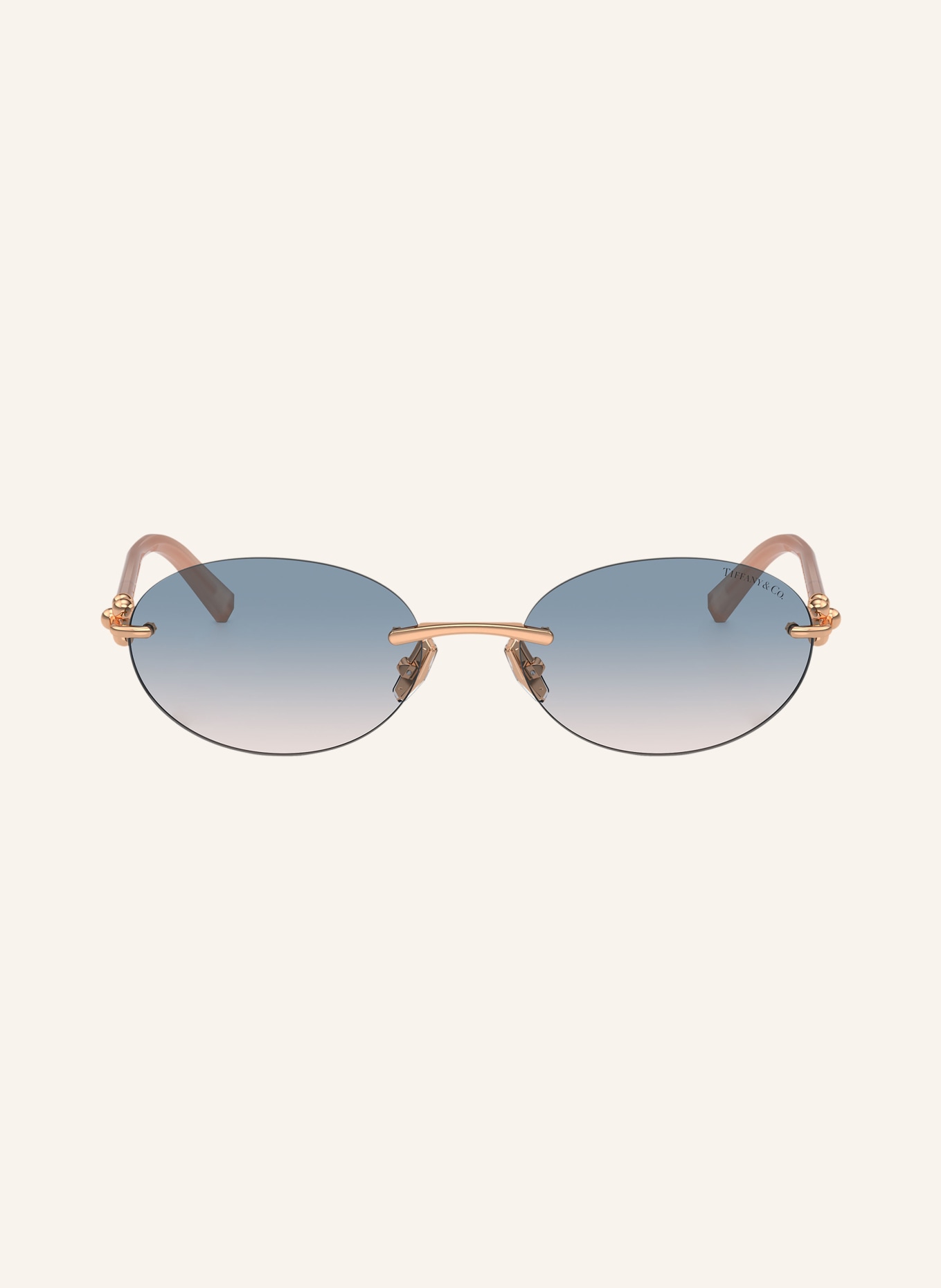 TIFFANY & Co. Okulary przeciwsłoneczne TF3104D: ROSEGOLD/ NIEBIESKI