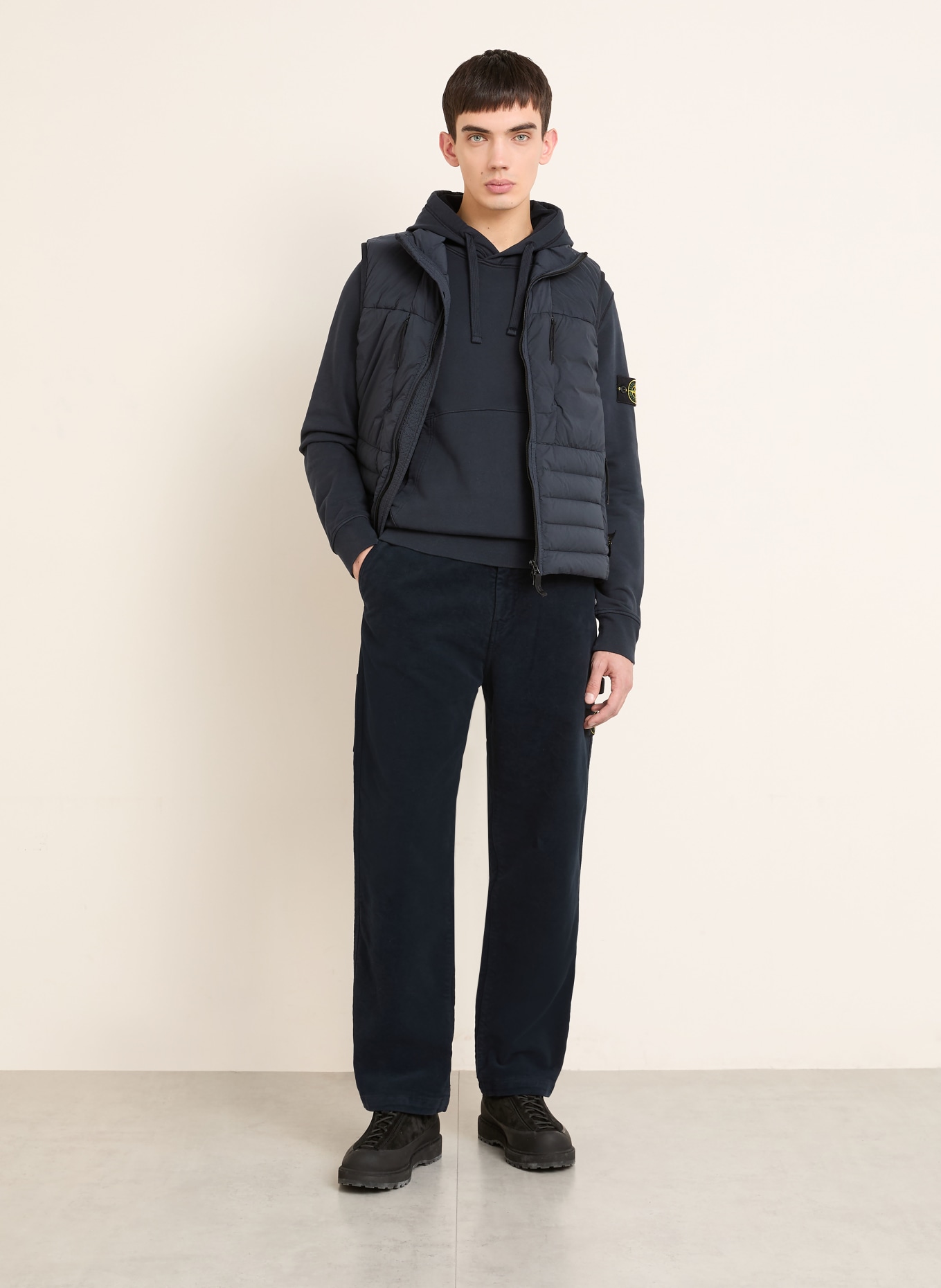 STONE ISLAND Chino Loose Fit: DUNKELBLAU