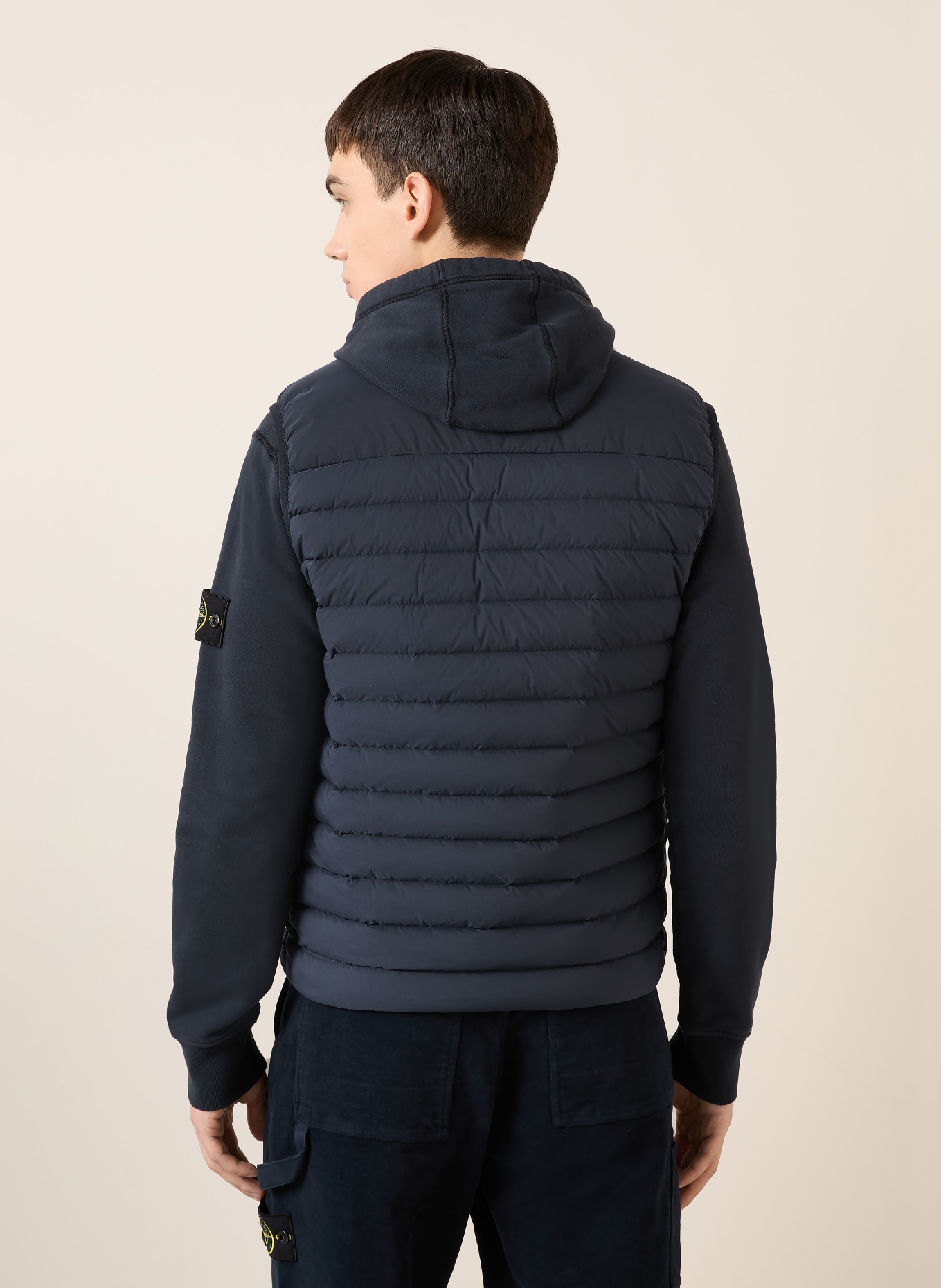 STONE ISLAND Daunenweste: DUNKELBLAU